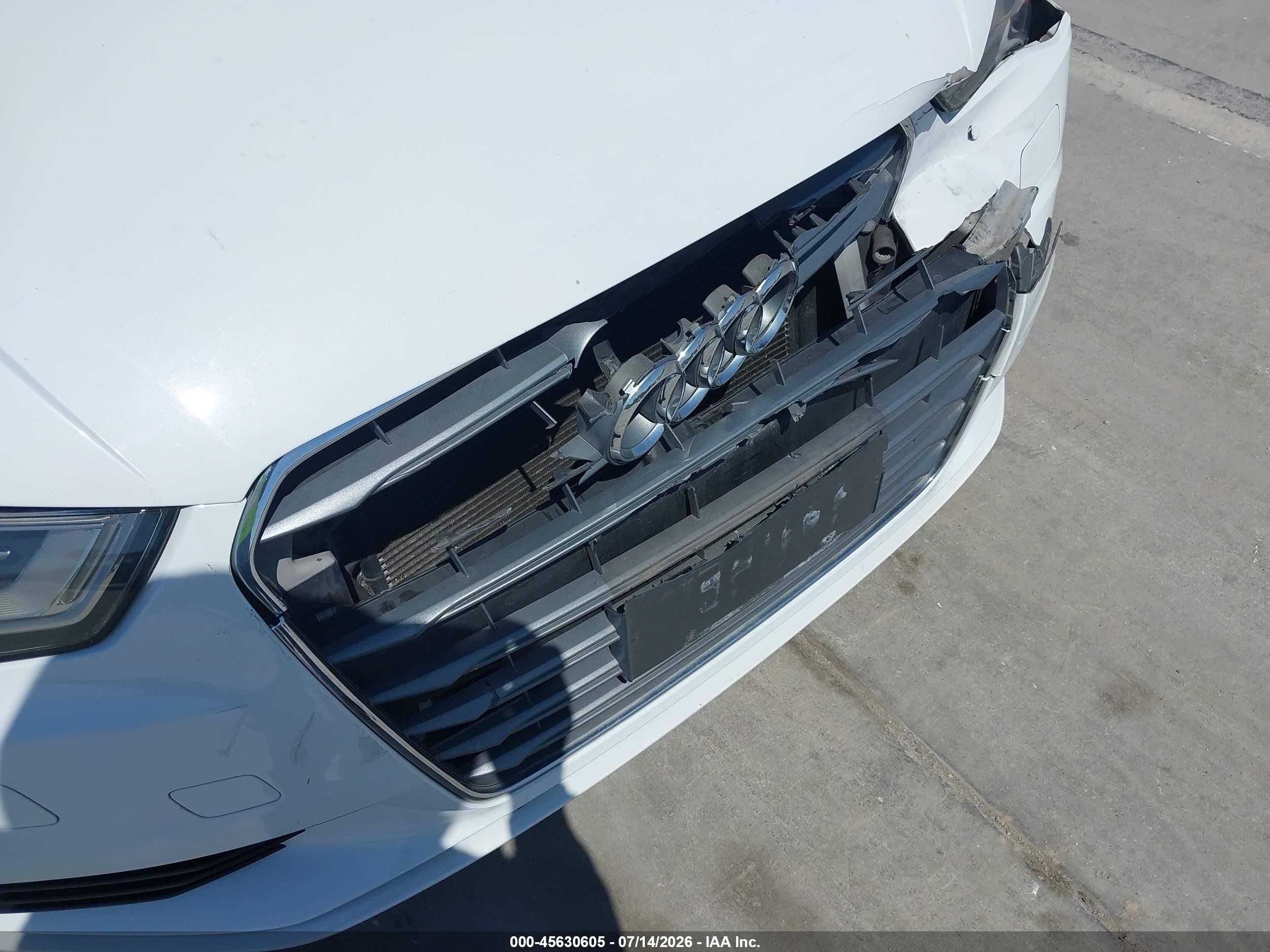 2015 Audi A3 1.8t Premium White vin: WAUACGFF6F1046433