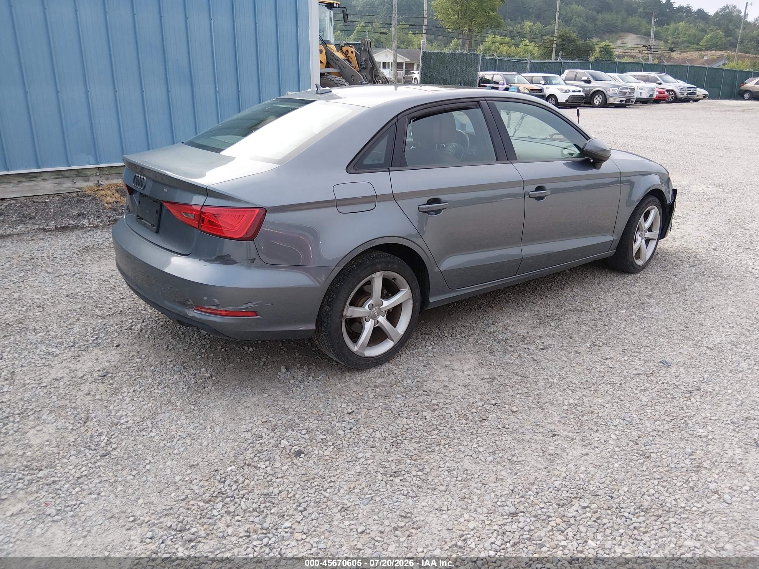 2015 Audi A3 1.8t Premium Gray vin: WAUACGFF6F1061515
