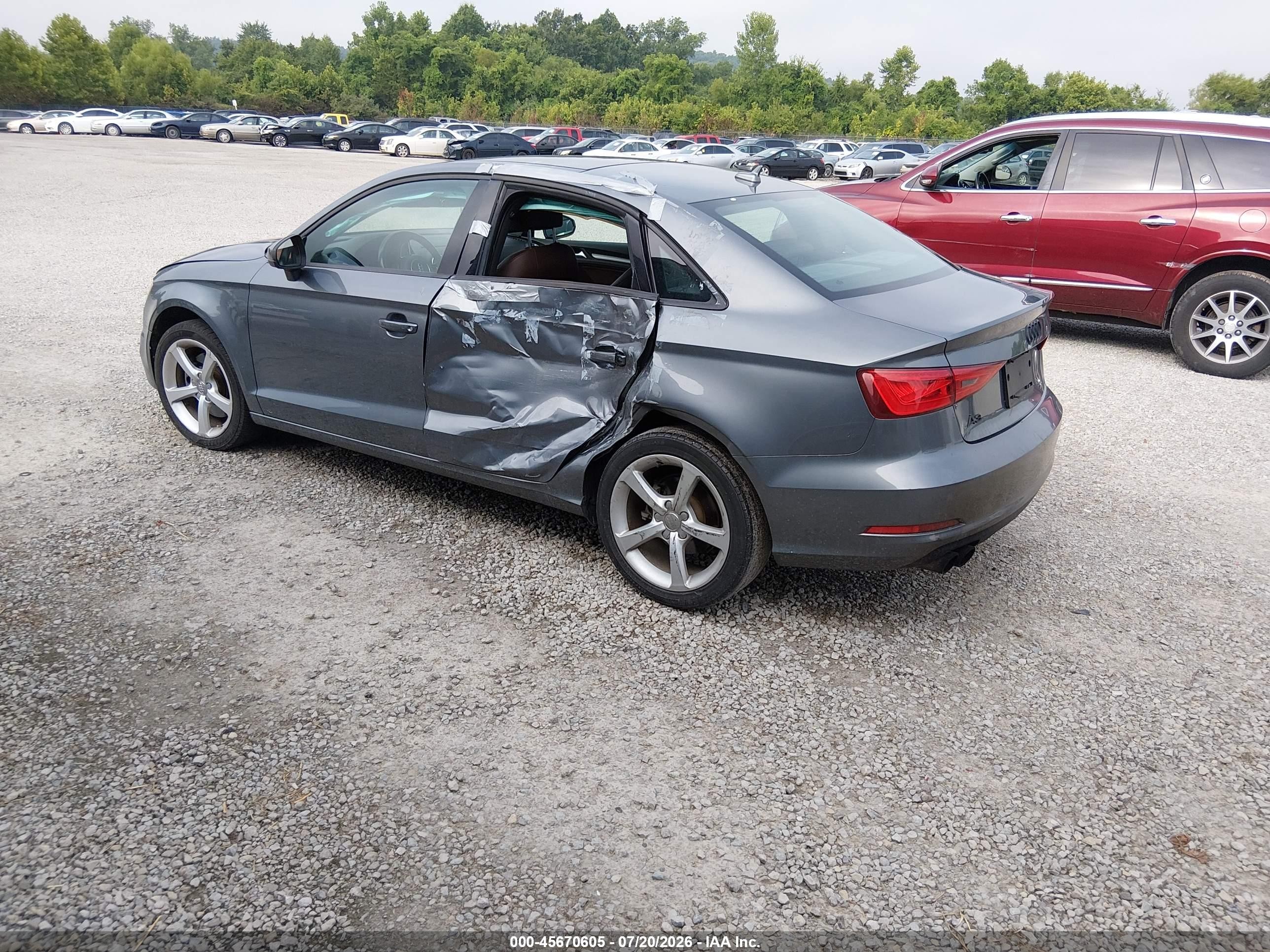2015 Audi A3 1.8t Premium Gray vin: WAUACGFF6F1061515