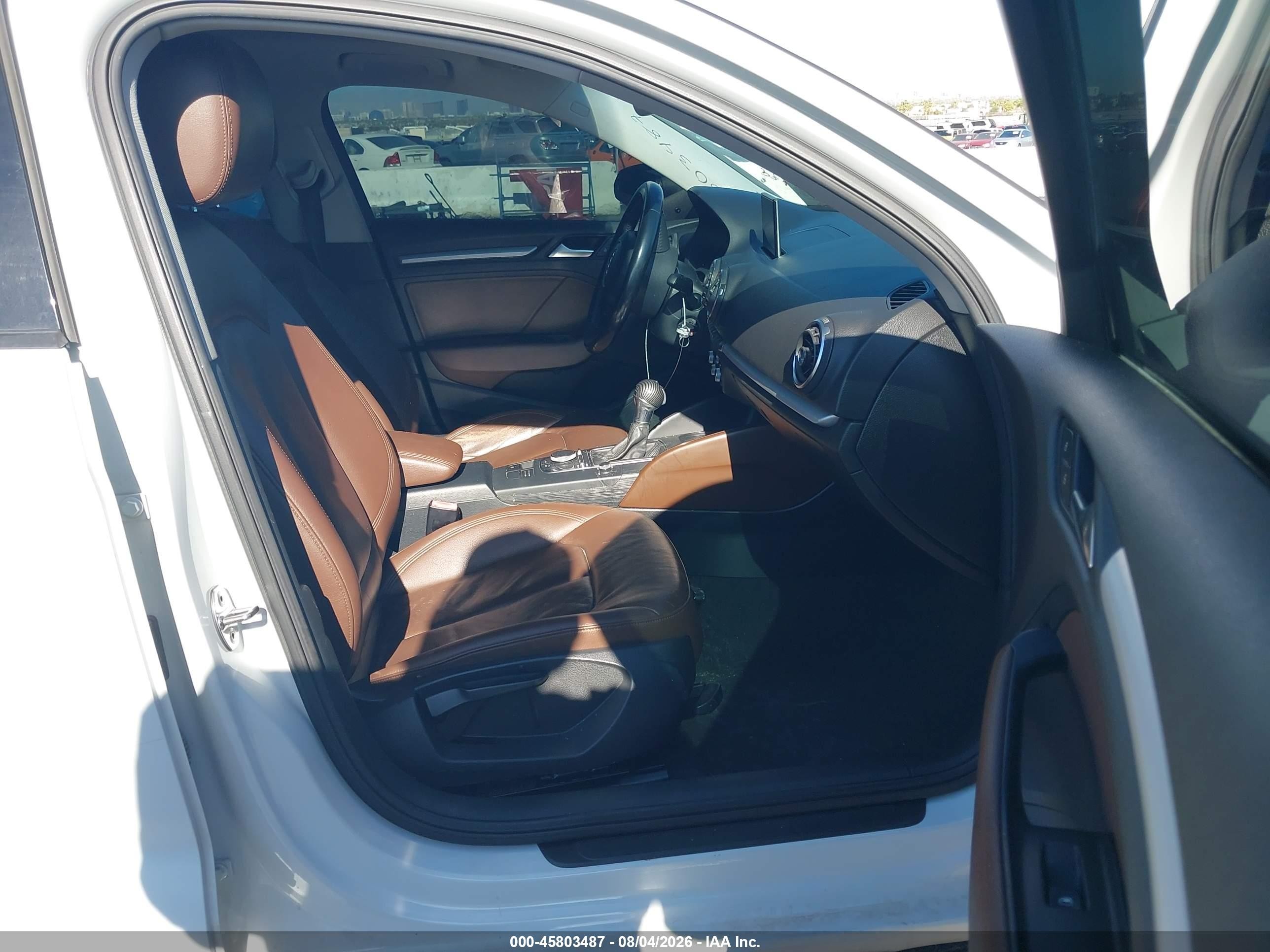 2015 Audi A3 1.8t Premium White vin: WAUACGFF6F1139999