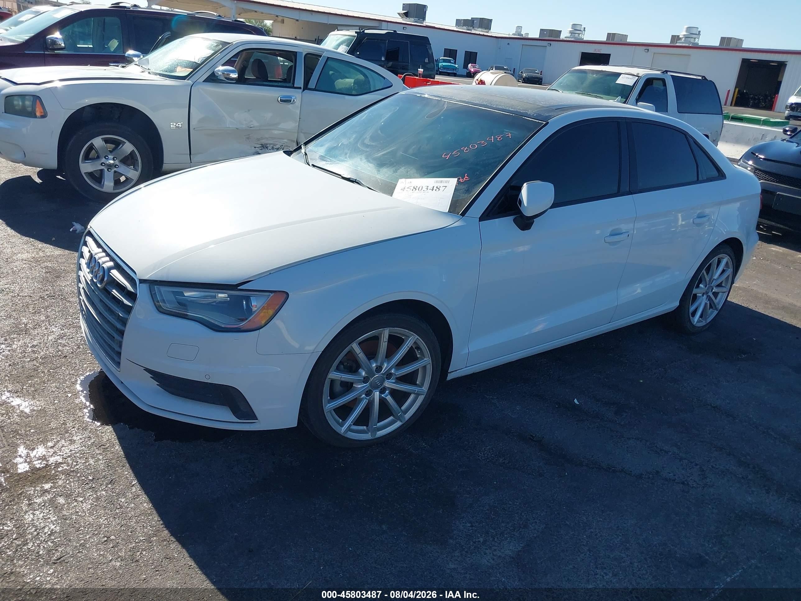 2015 Audi A3 1.8t Premium White vin: WAUACGFF6F1139999