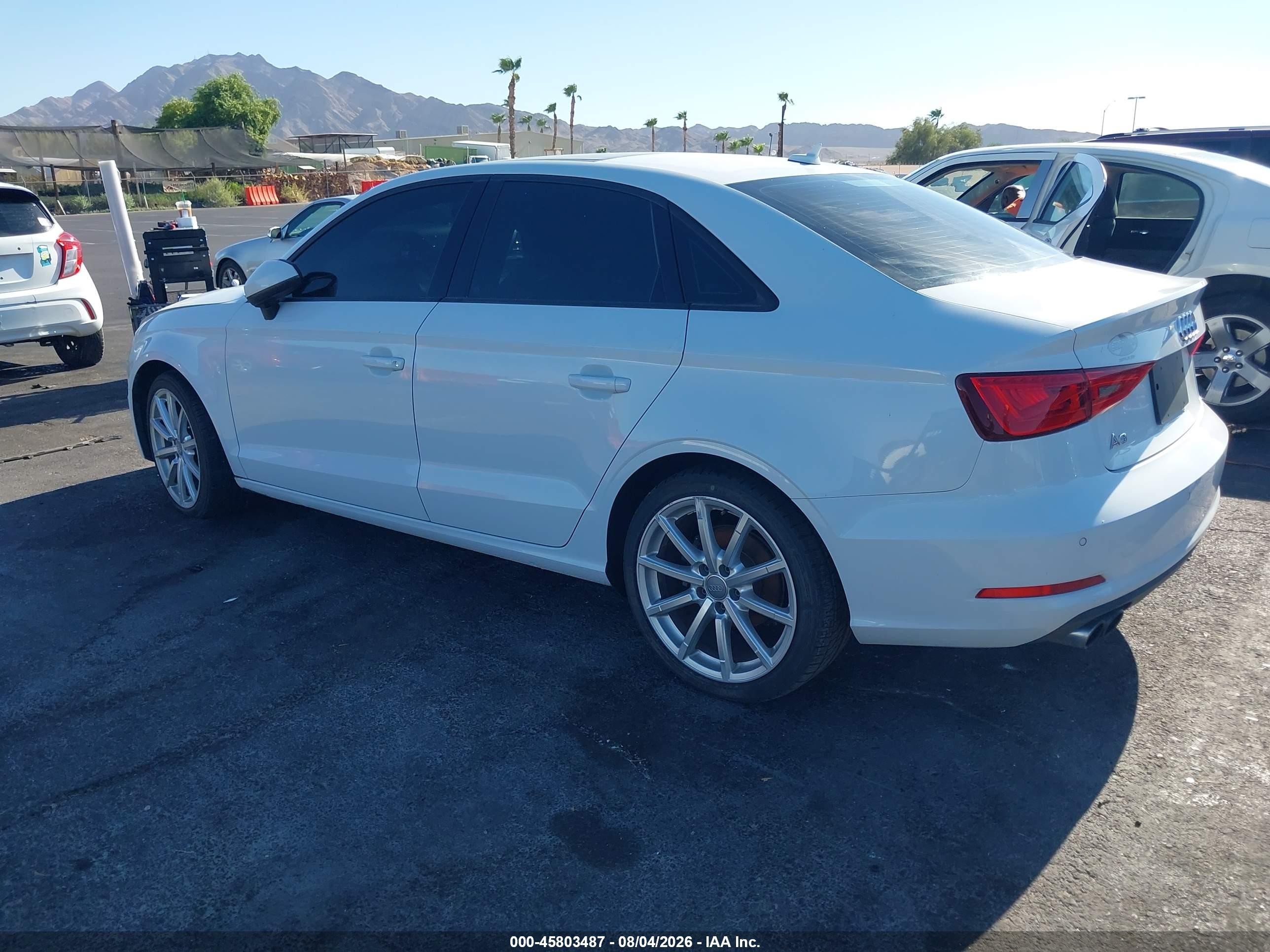 2015 Audi A3 1.8t Premium White vin: WAUACGFF6F1139999