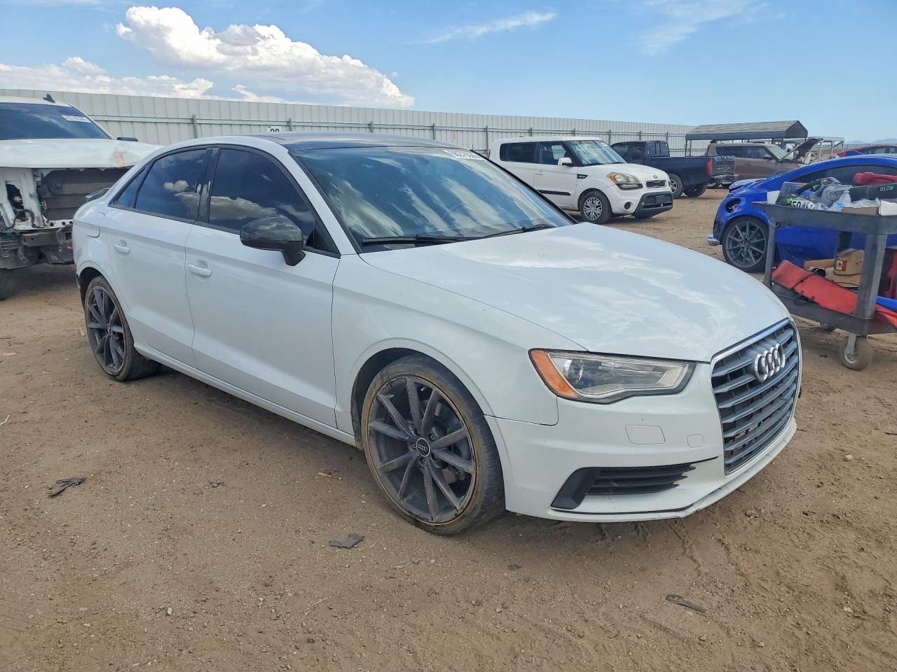2015 Audi A3 Premium White vin: WAUACGFF7F1064374
