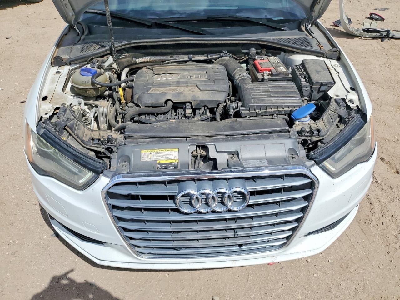 2015 Audi A3 Premium White vin: WAUACGFF7F1064374