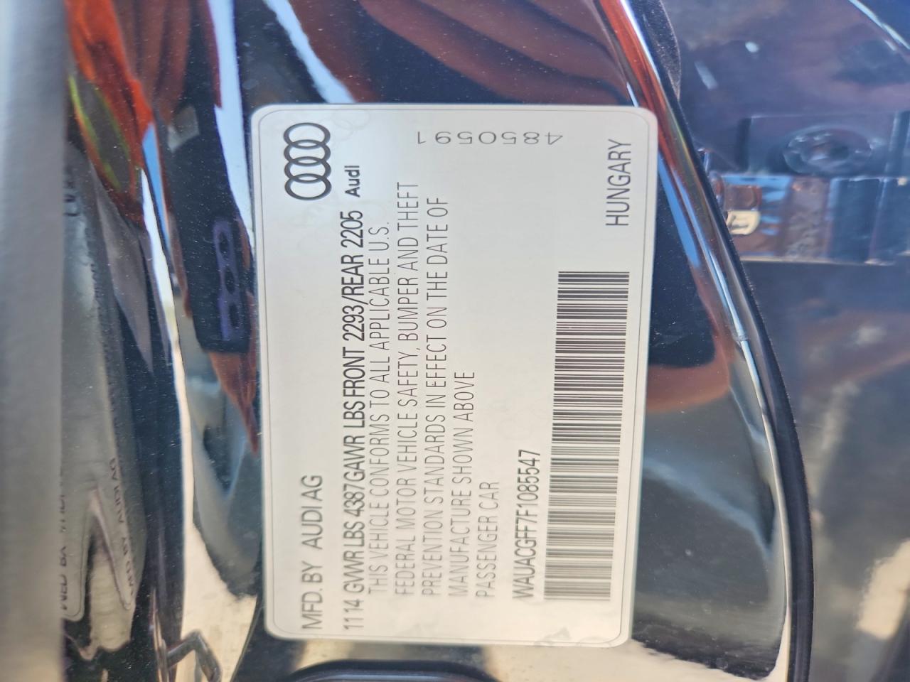 2015 Audi A3 Premium Black vin: WAUACGFF7F1085547