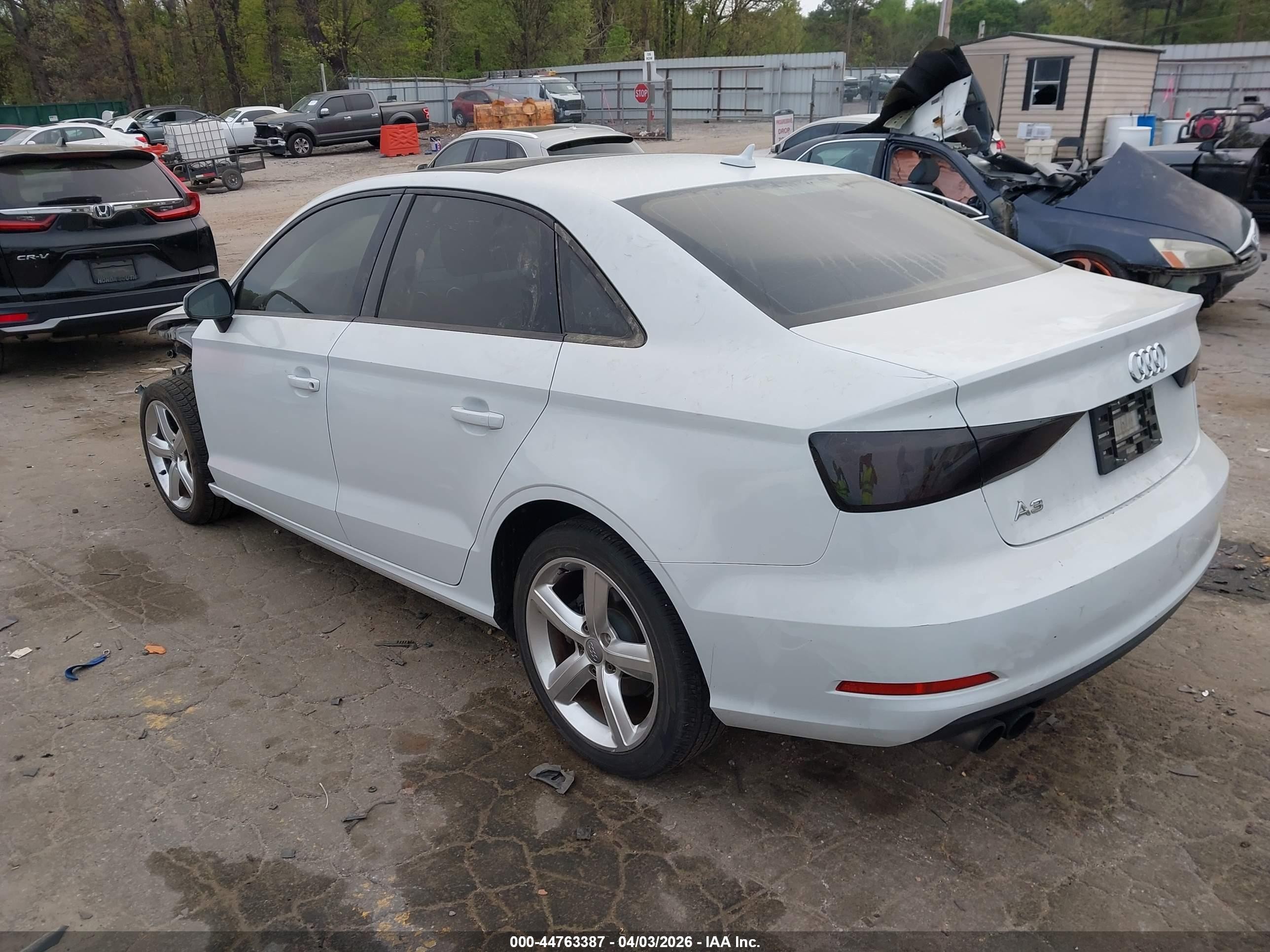 2015 Audi A3 1.8t Premium White vin: WAUACGFF7F1125383