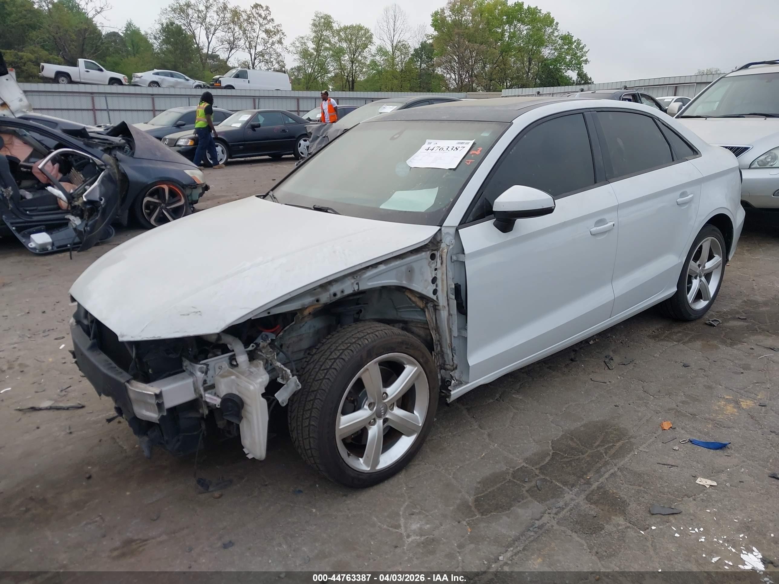 2015 Audi A3 1.8t Premium White vin: WAUACGFF7F1125383
