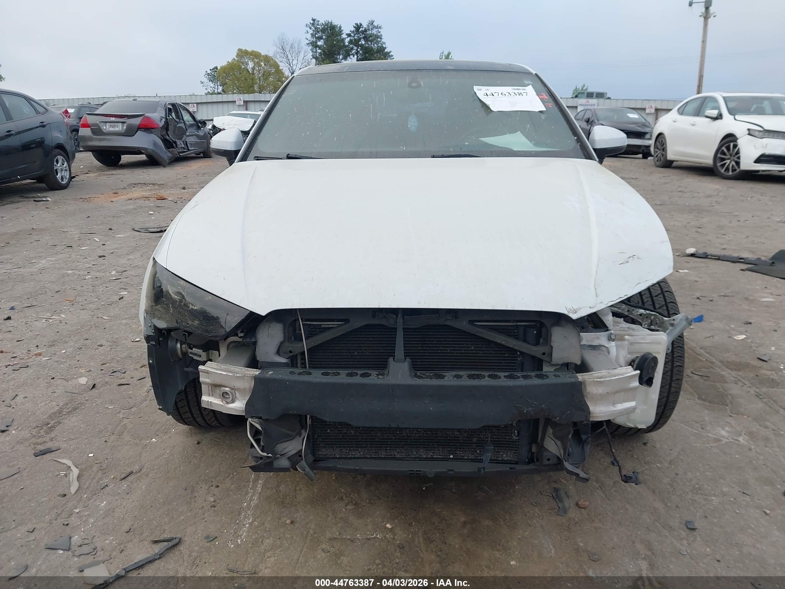 2015 Audi A3 1.8t Premium White vin: WAUACGFF7F1125383