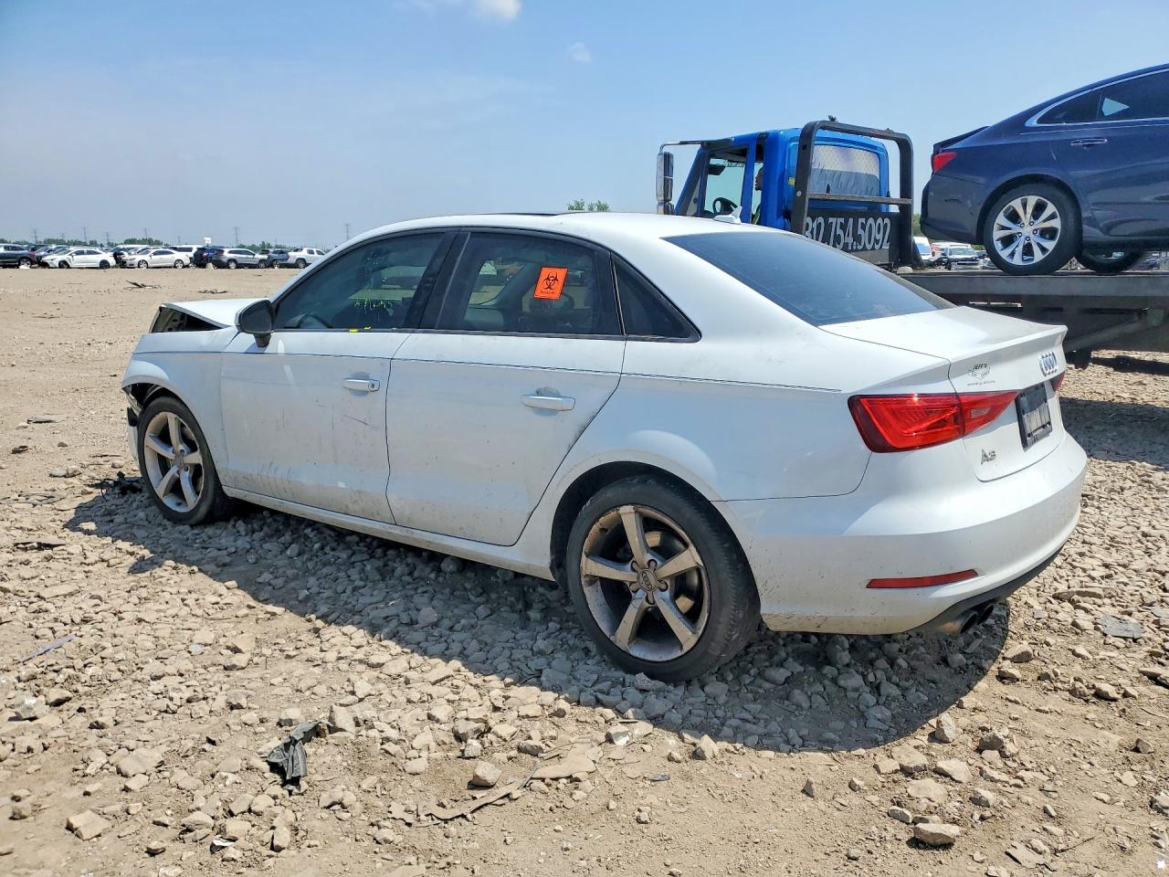 2015 Audi A3 Premium White vin: WAUACGFF8F1010632