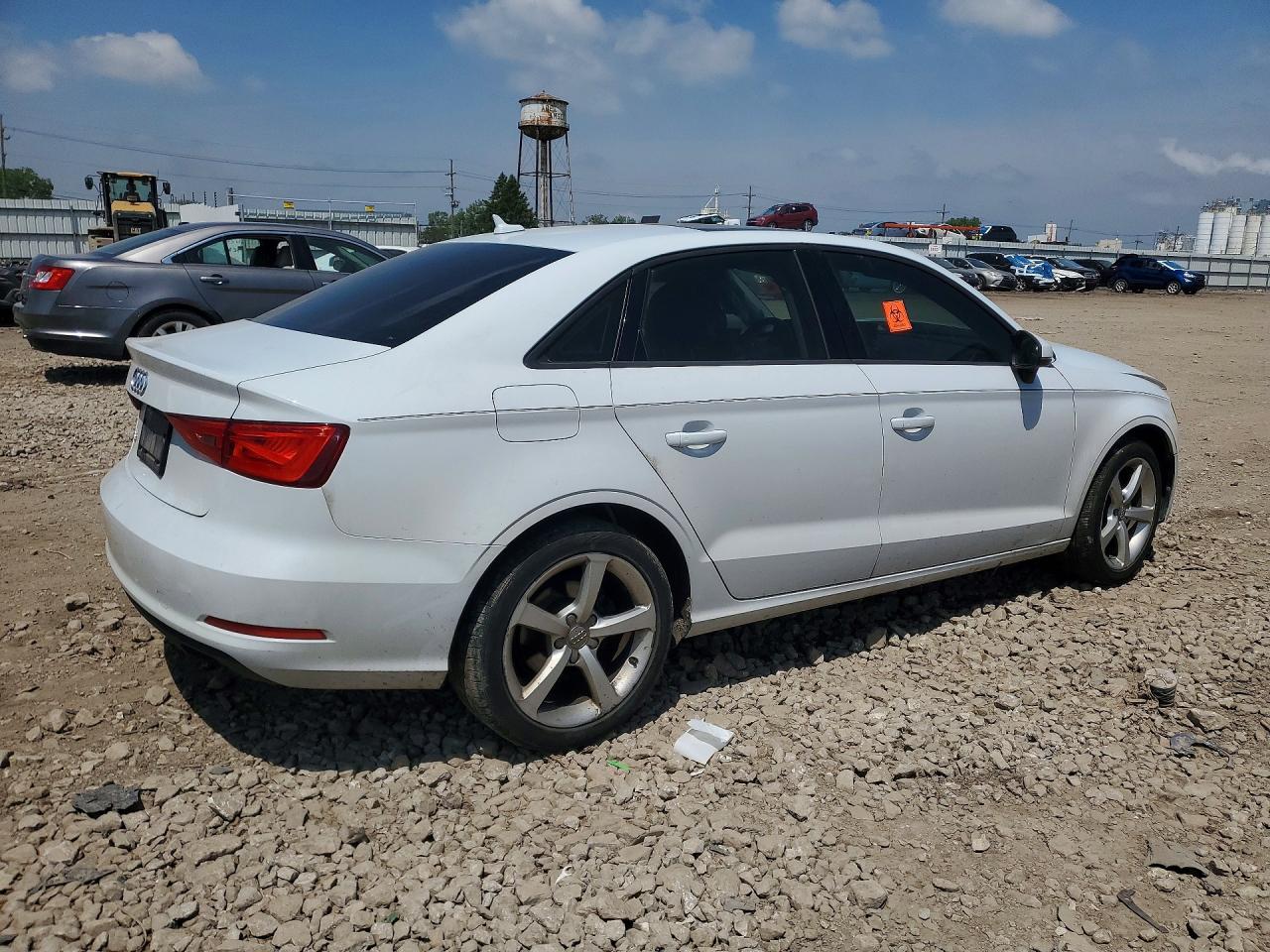 2015 Audi A3 Premium White vin: WAUACGFF8F1010632