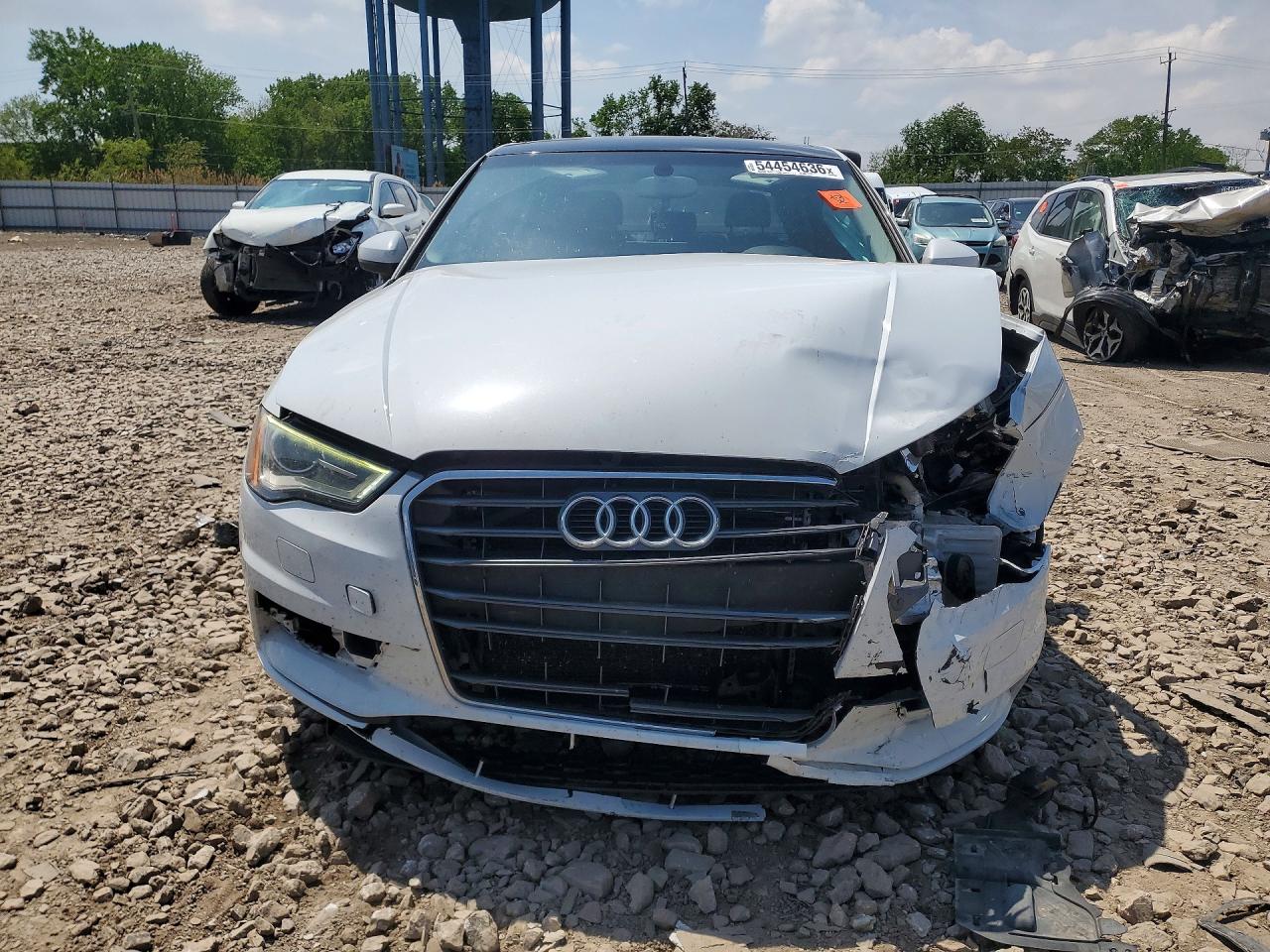 2015 Audi A3 Premium White vin: WAUACGFF8F1010632