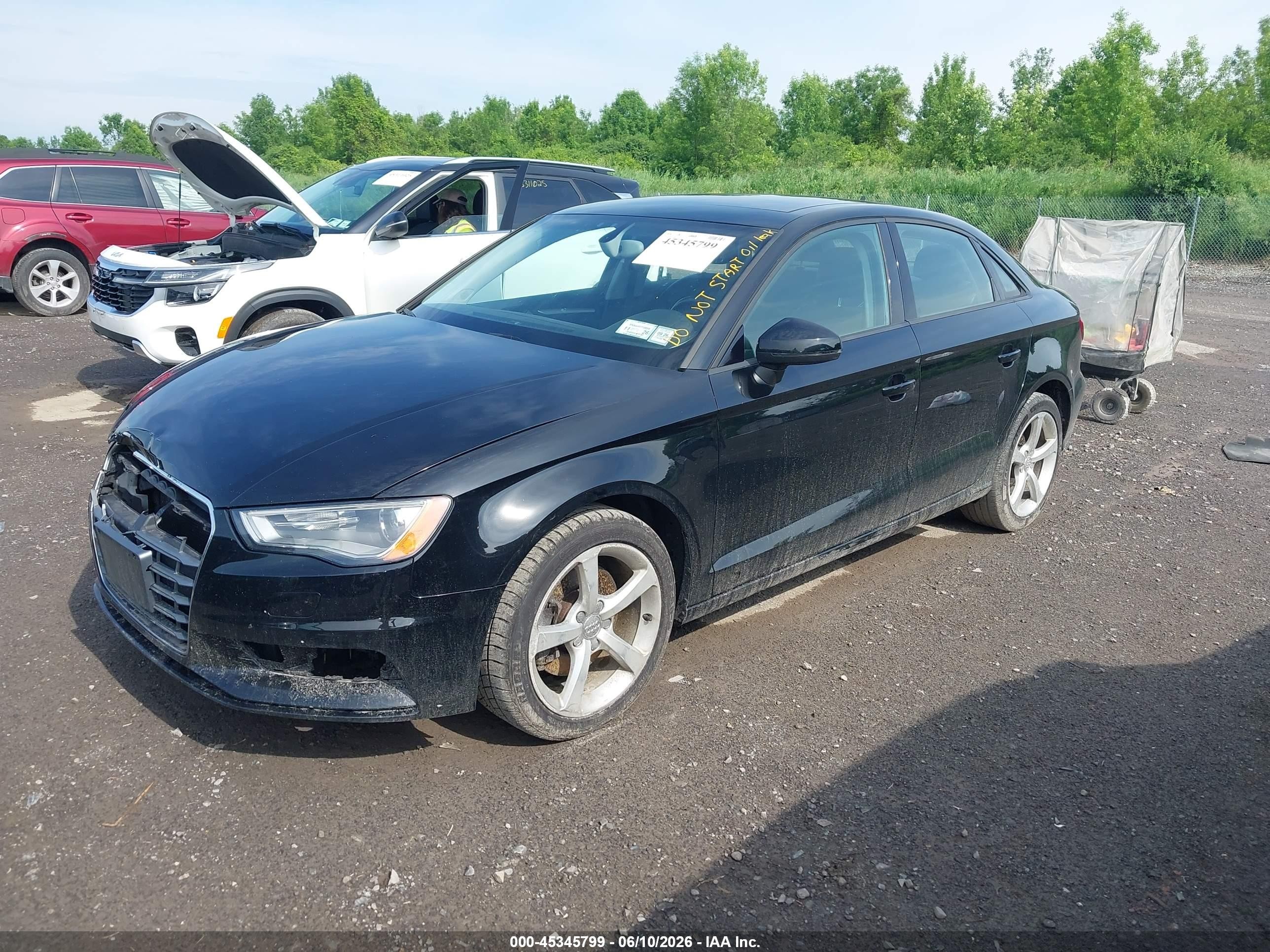2015 Audi A3 1.8t Premium Black vin: WAUACGFF8F1115106