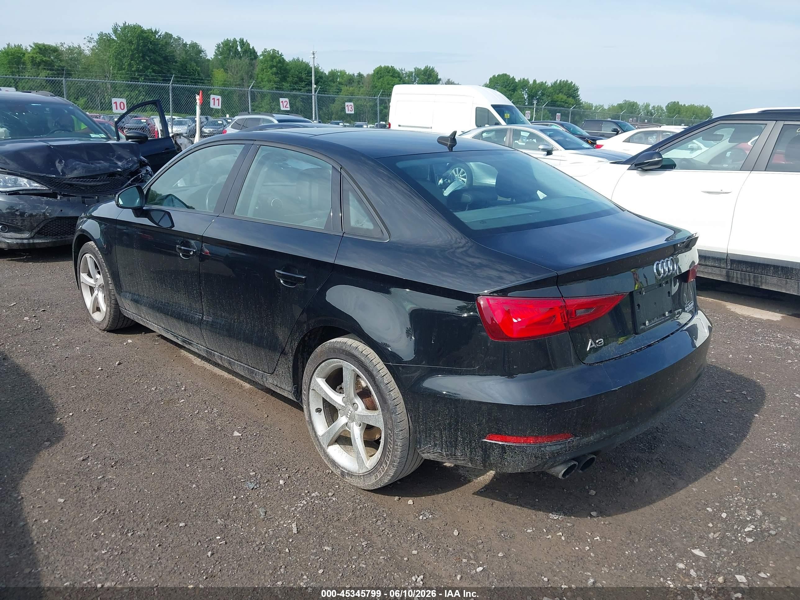 2015 Audi A3 1.8t Premium Black vin: WAUACGFF8F1115106