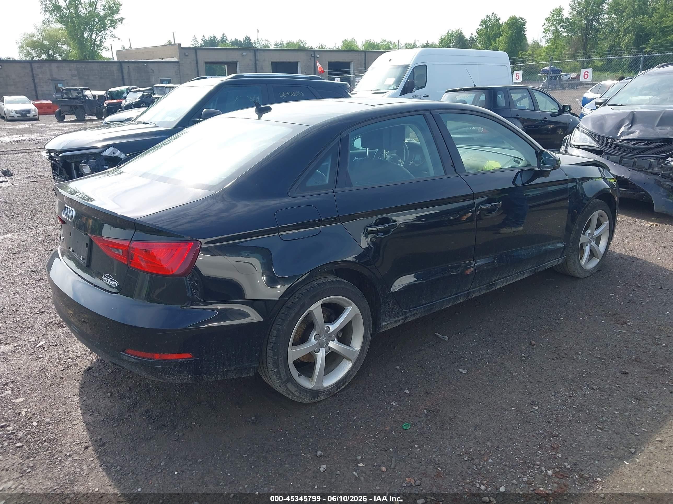 2015 Audi A3 1.8t Premium Black vin: WAUACGFF8F1115106