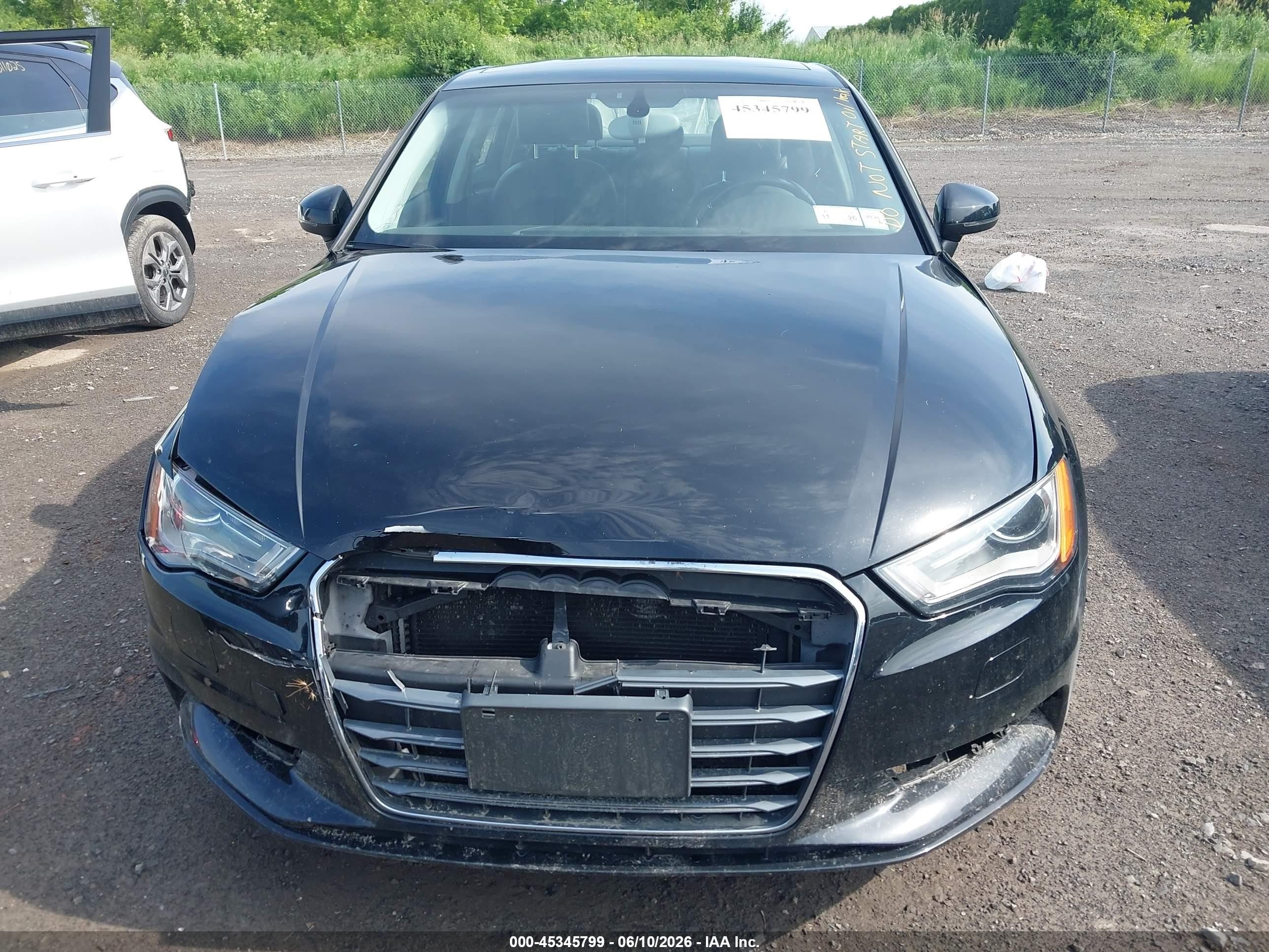 2015 Audi A3 1.8t Premium Black vin: WAUACGFF8F1115106