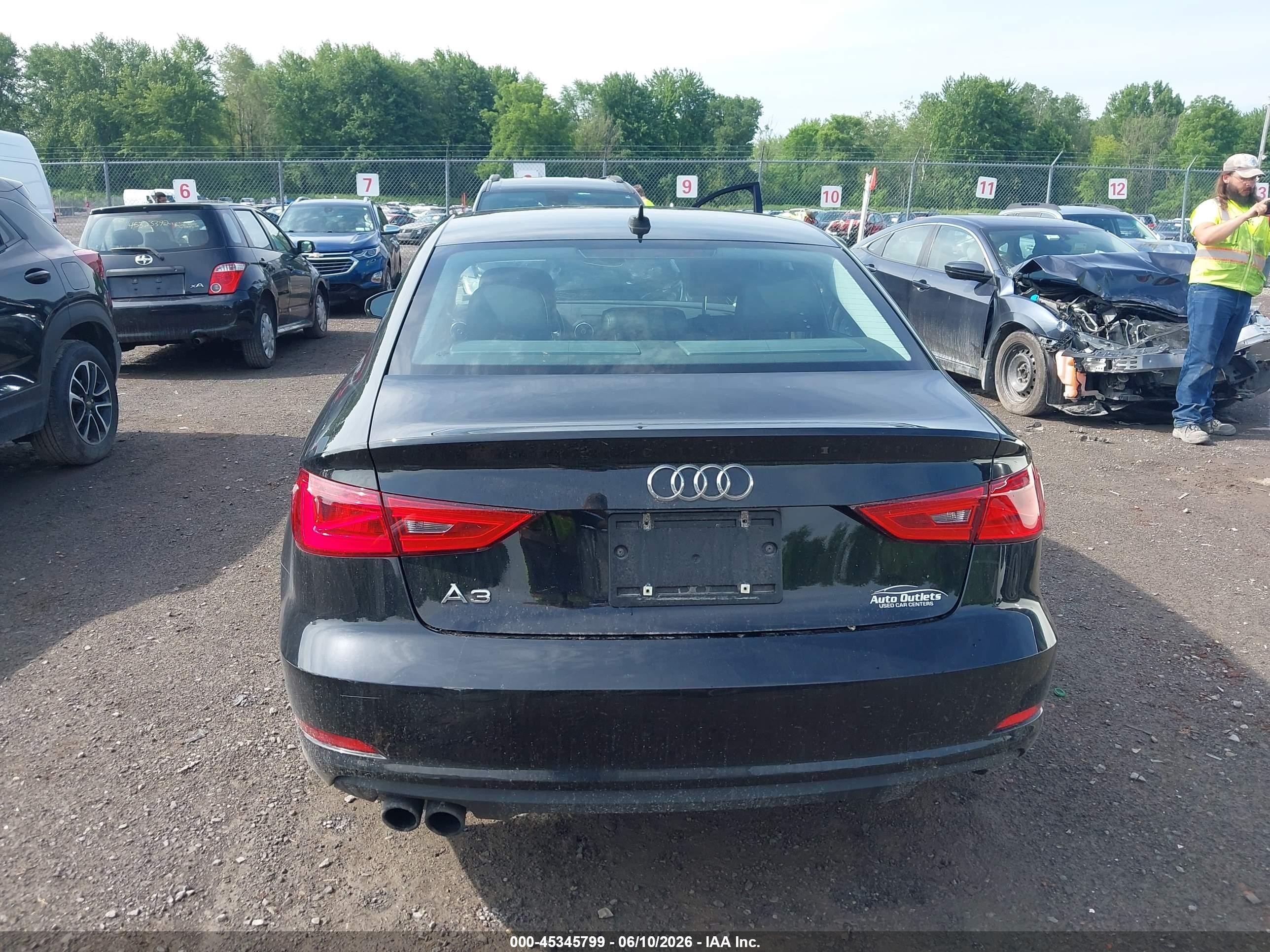 2015 Audi A3 1.8t Premium Black vin: WAUACGFF8F1115106
