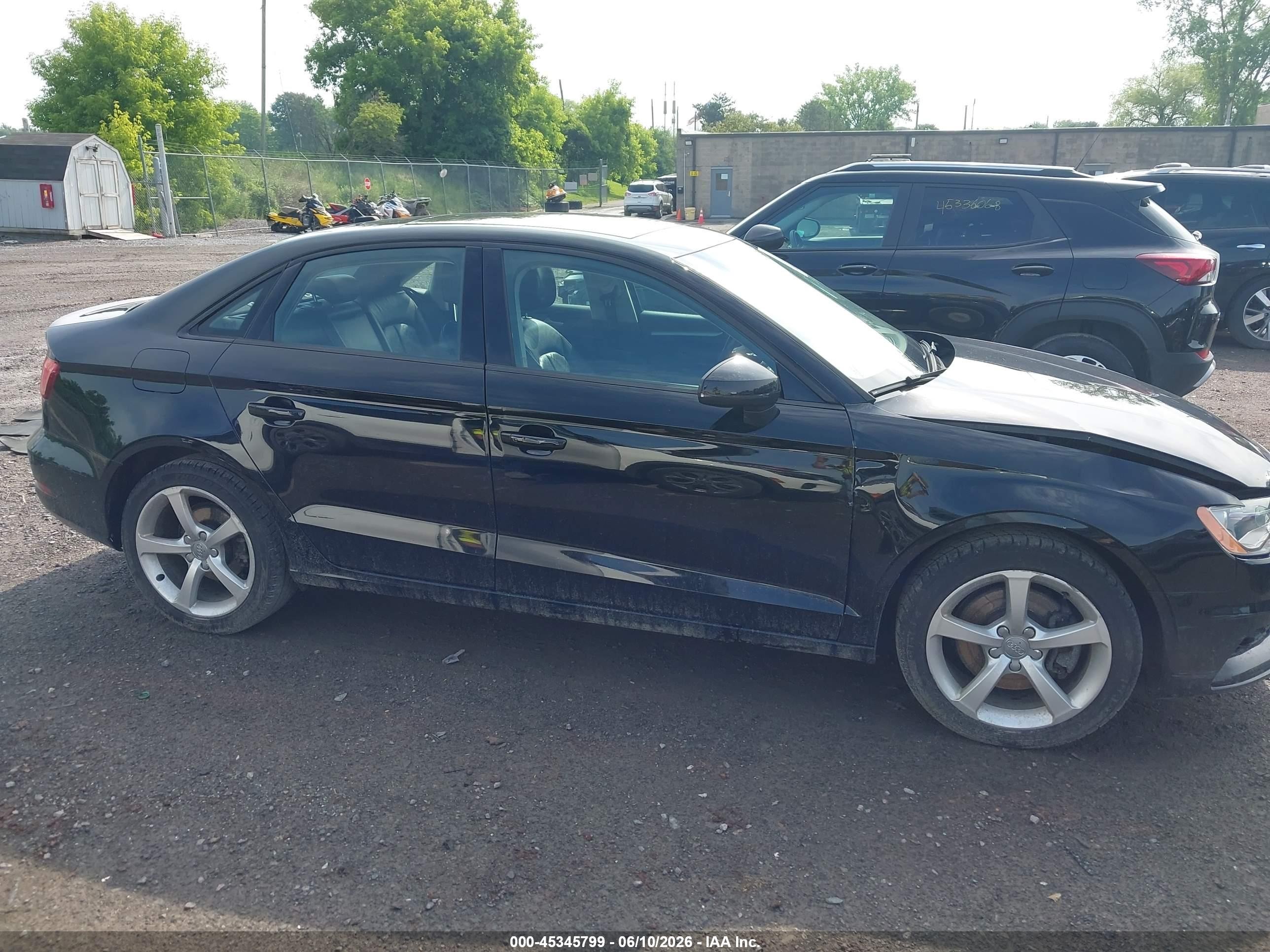 2015 Audi A3 1.8t Premium Black vin: WAUACGFF8F1115106