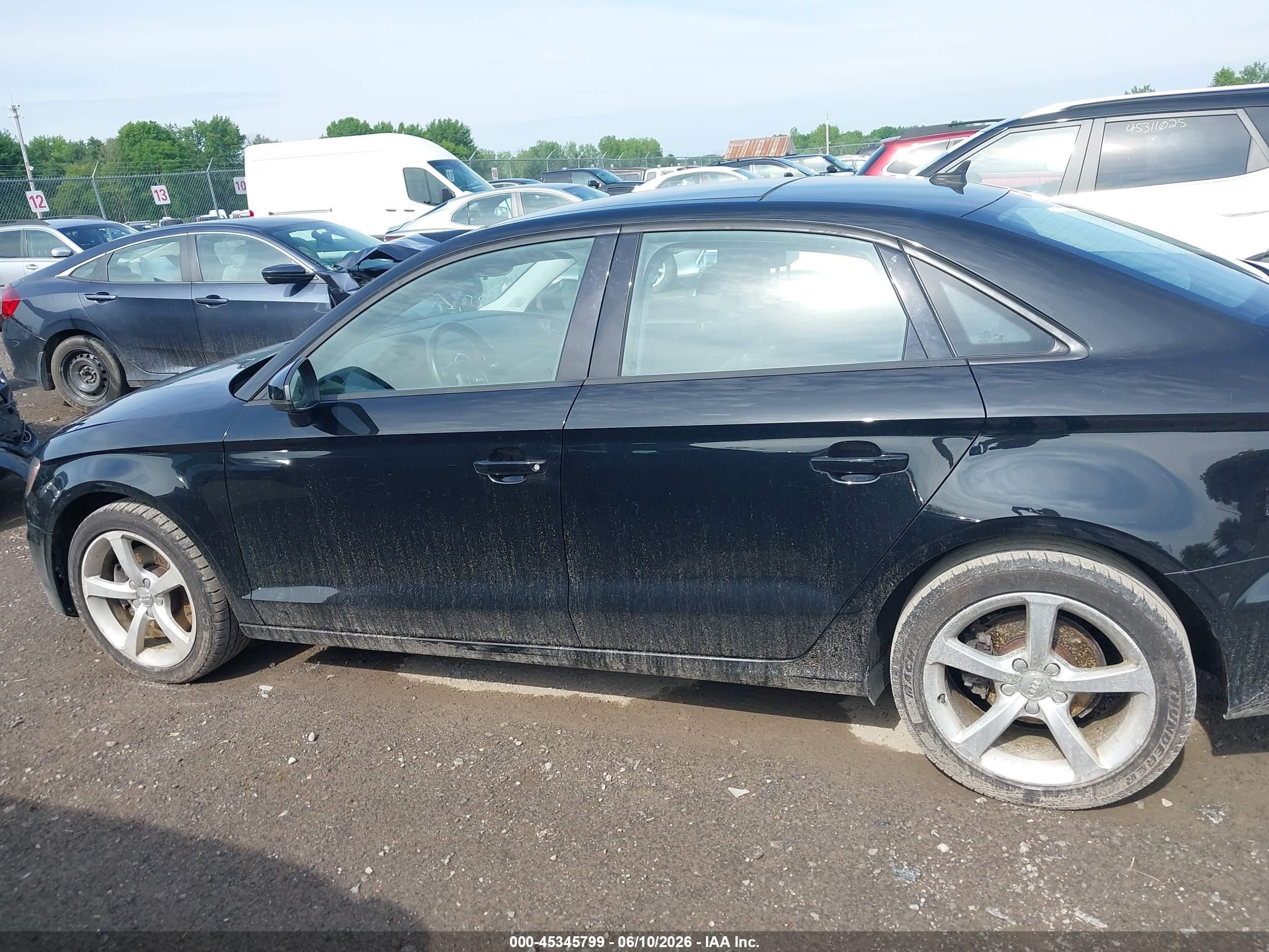 2015 Audi A3 1.8t Premium Black vin: WAUACGFF8F1115106