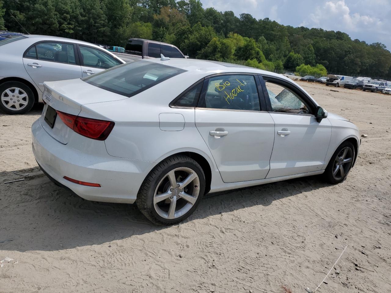 2015 Audi A3 Premium White vin: WAUACGFF8F1131936