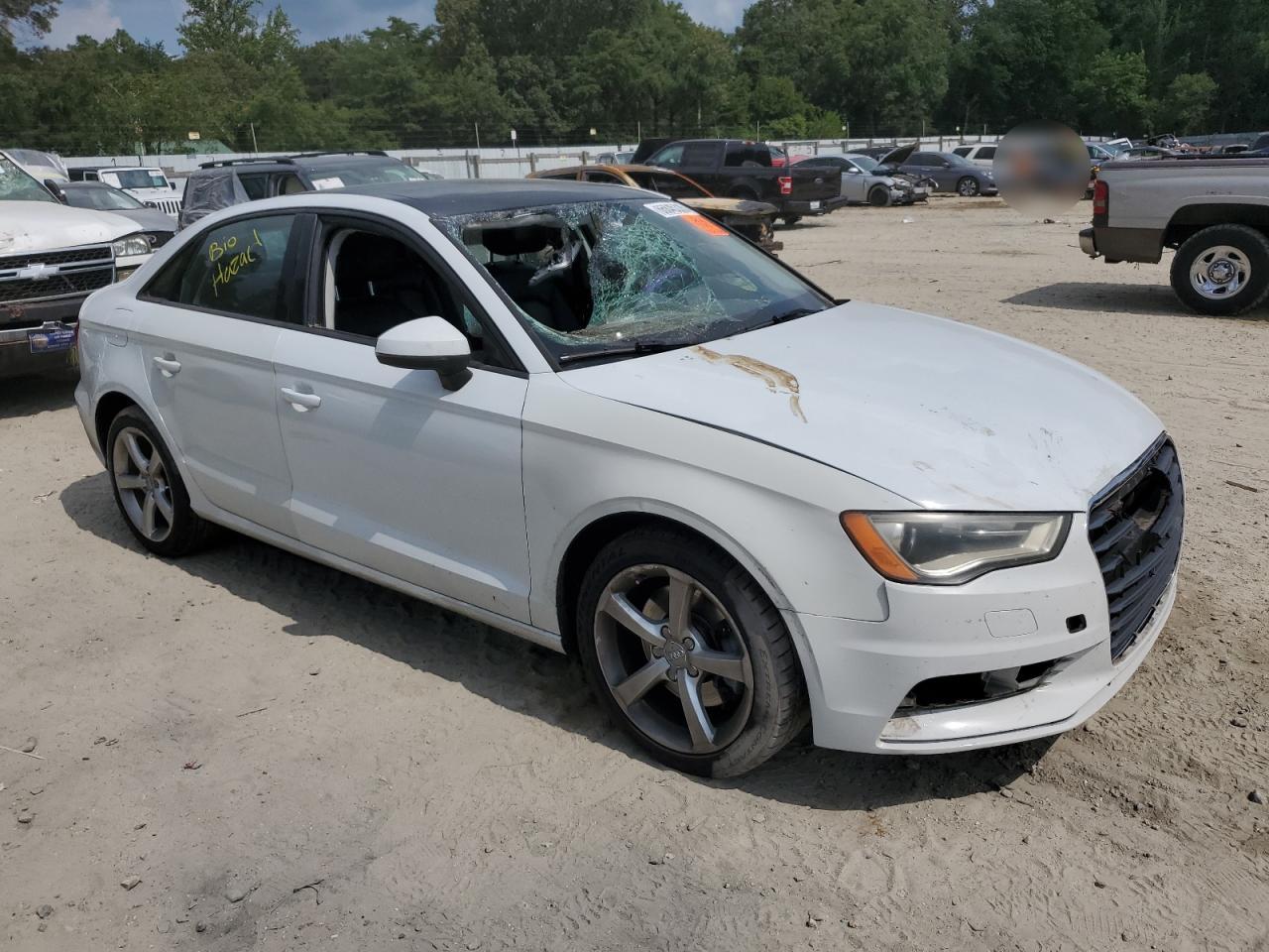 2015 Audi A3 Premium White vin: WAUACGFF8F1131936