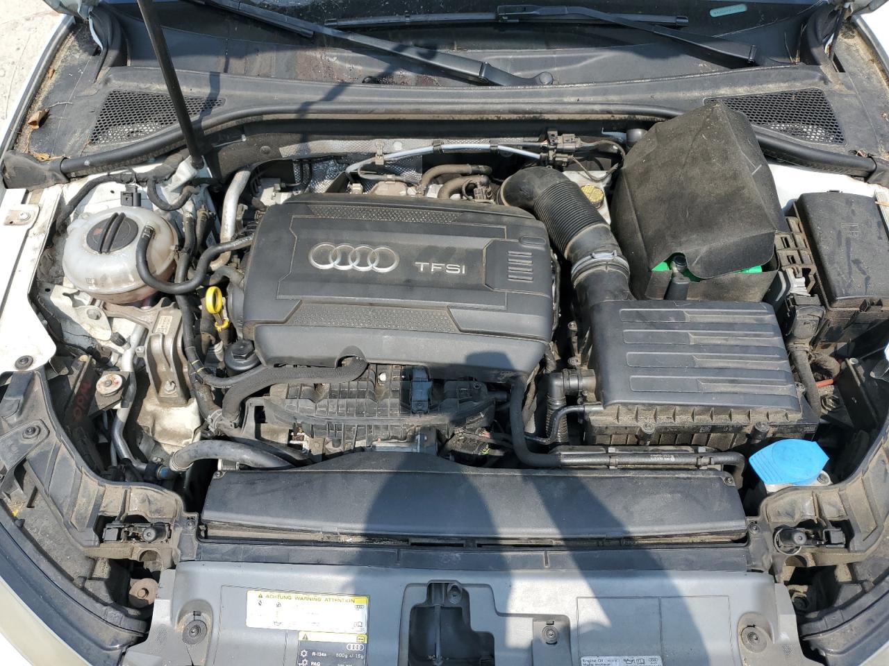 2015 Audi A3 Premium White vin: WAUACGFF8F1131936