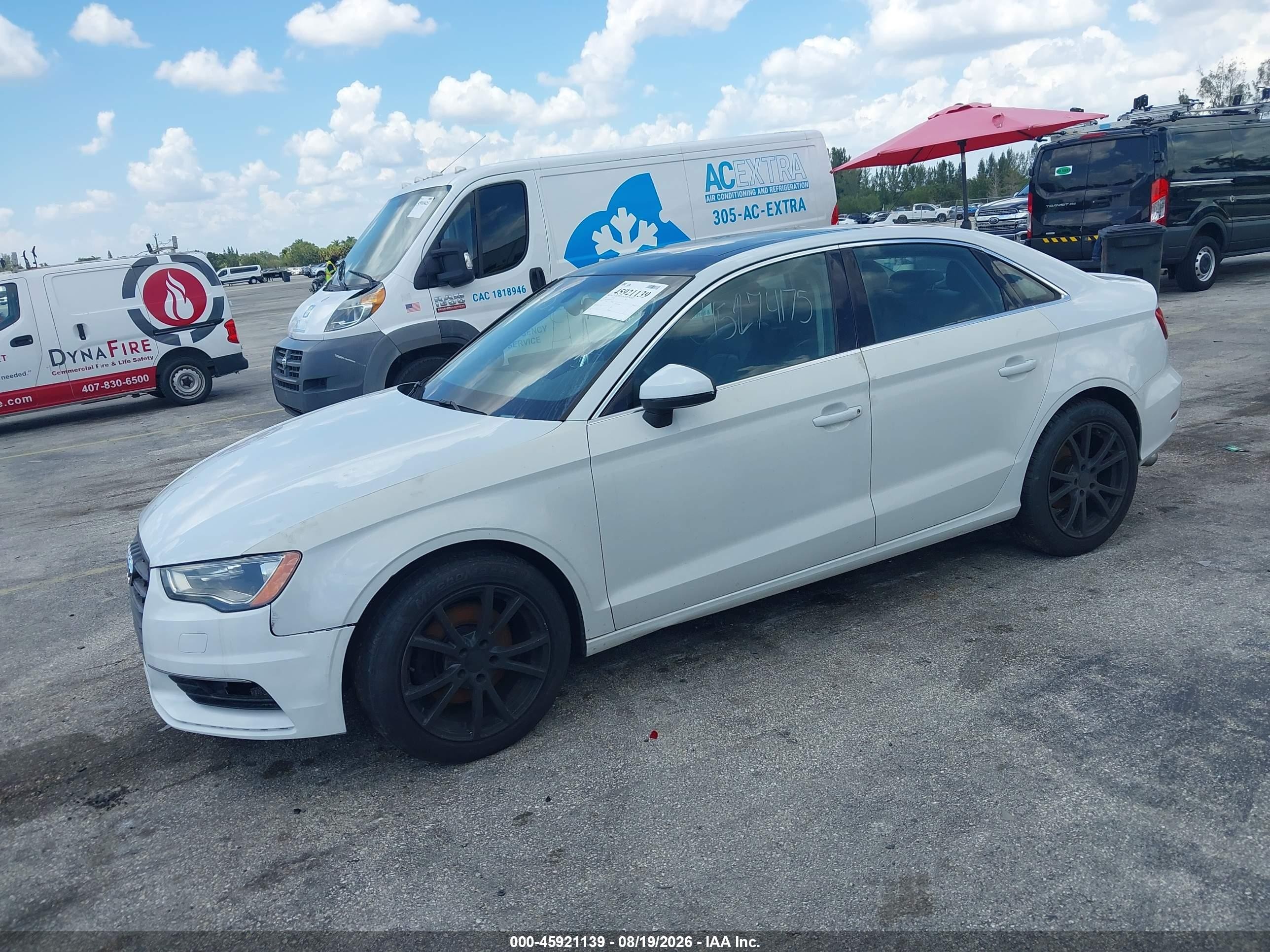 2015 Audi A3 1.8t Premium White vin: WAUACGFF9F1010865