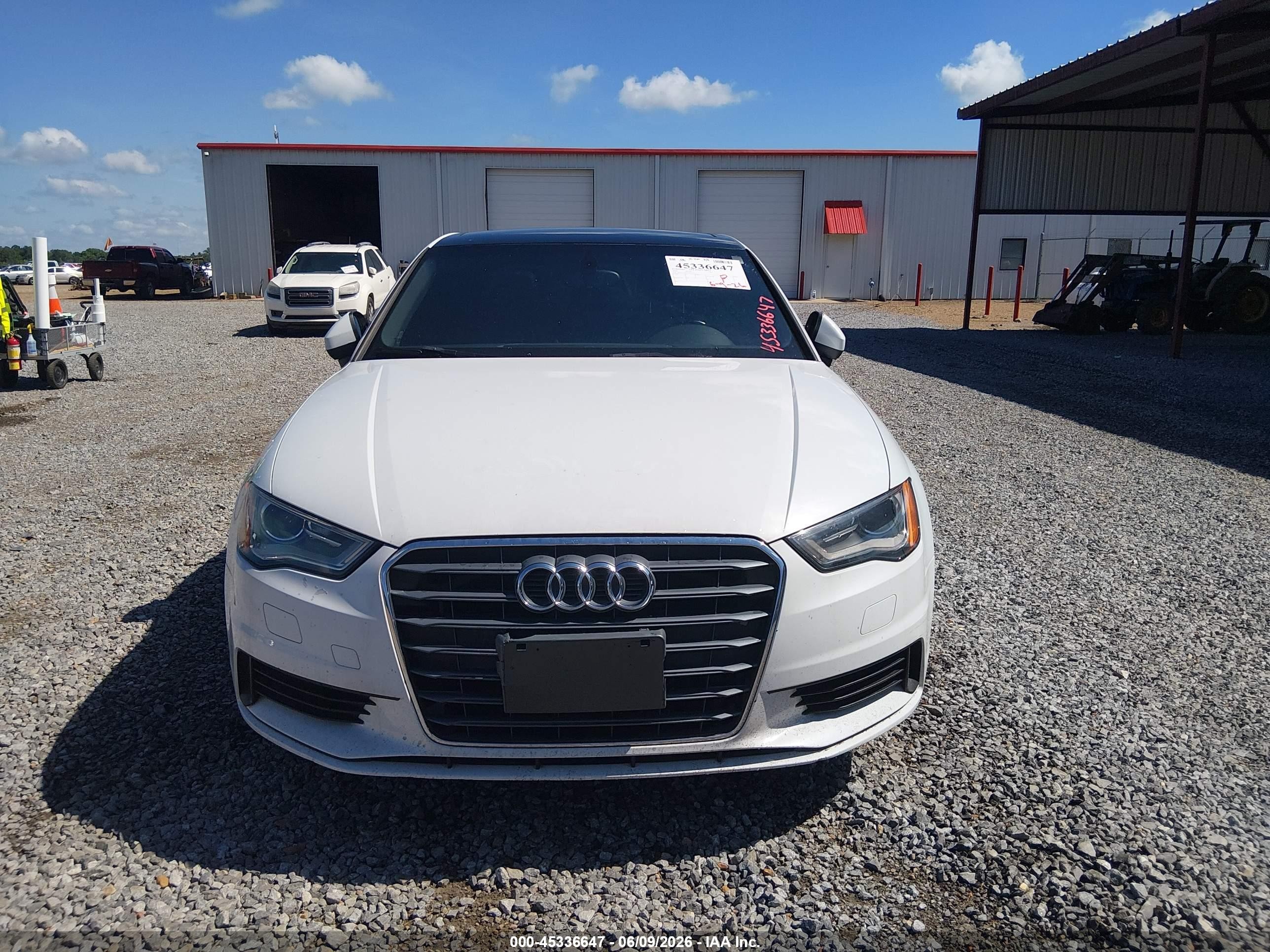 2015 Audi A3 1.8t Premium White vin: WAUACGFF9F1077711