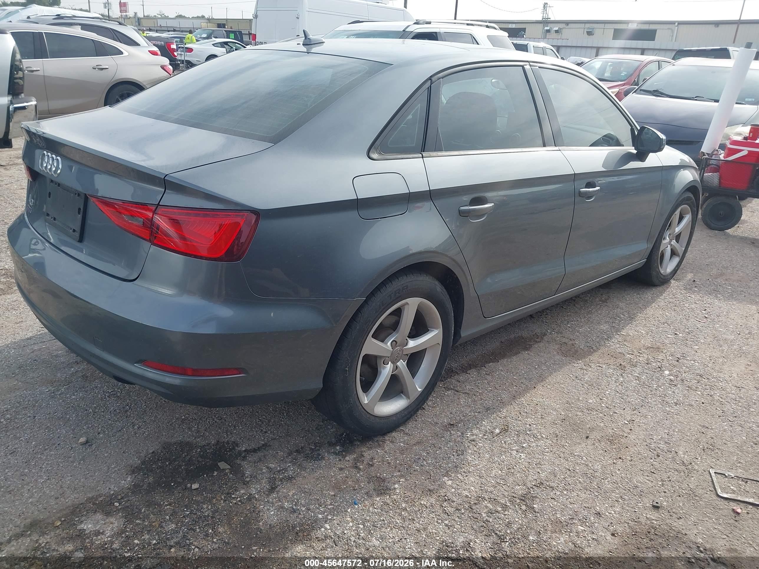2015 Audi A3 1.8t Premium Gray vin: WAUACGFFXF1005366