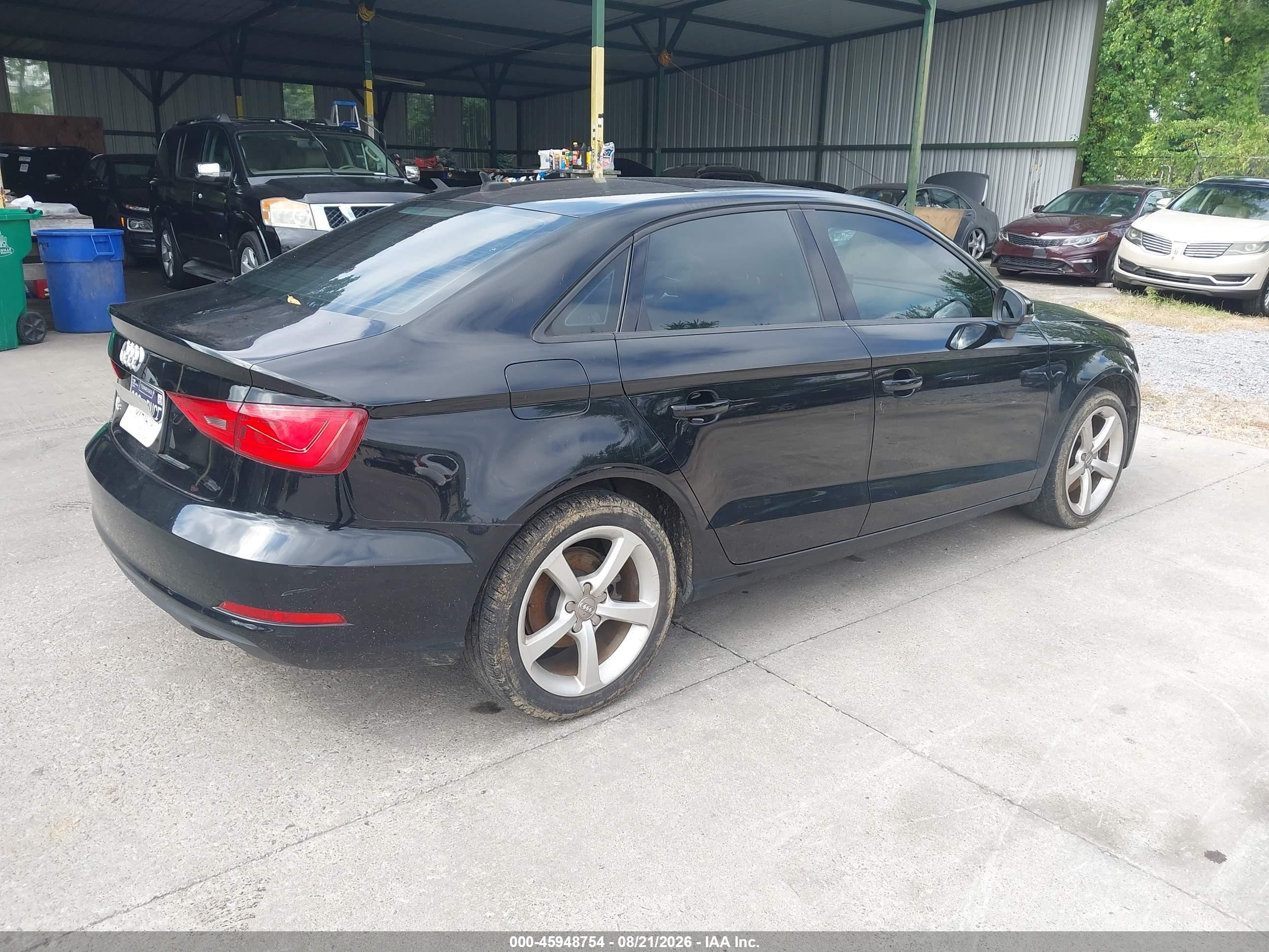 2015 Audi A3 1.8t Premium Black vin: WAUACGFFXF1011068