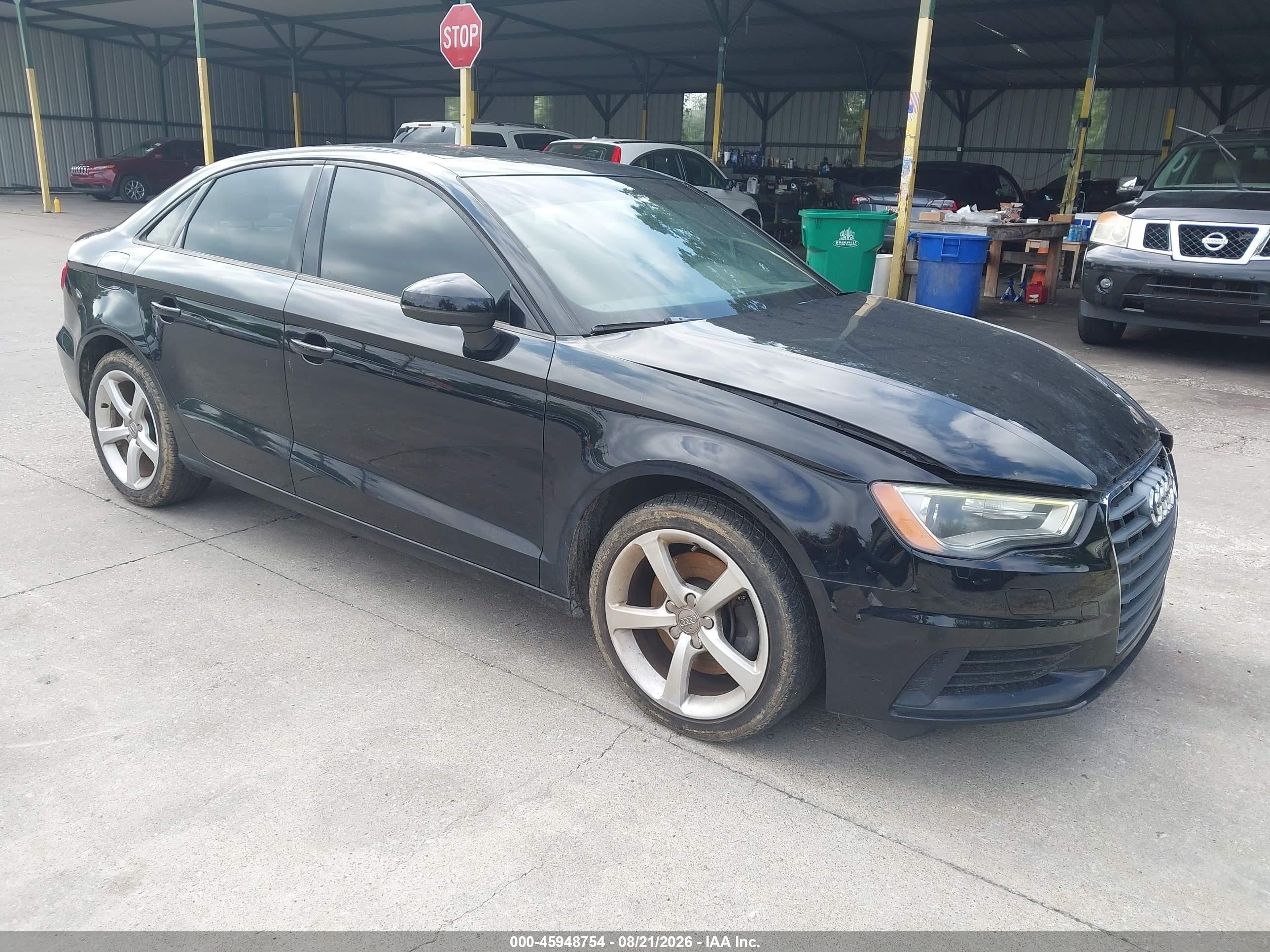2015 Audi A3 1.8t Premium Black vin: WAUACGFFXF1011068
