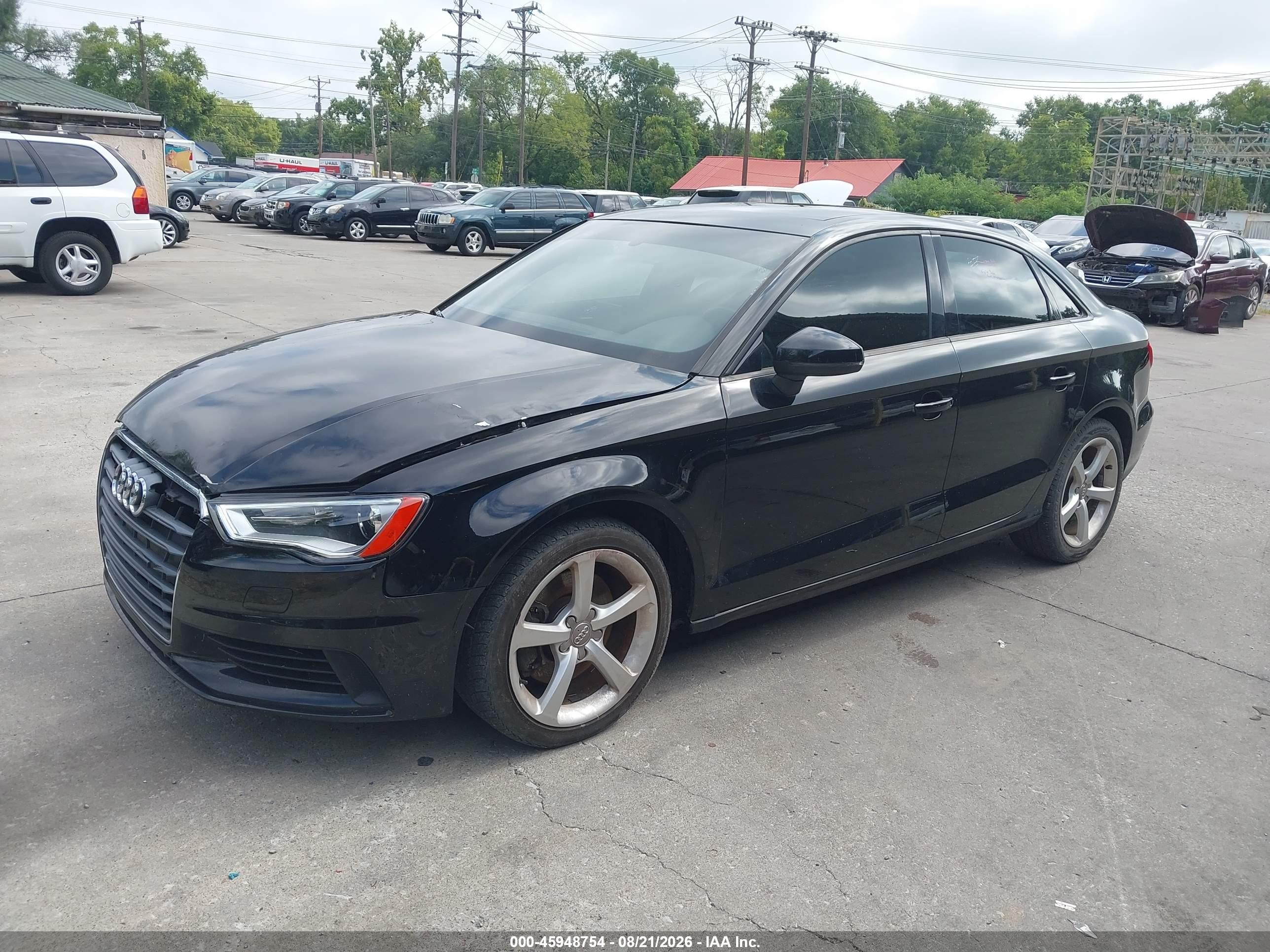 2015 Audi A3 1.8t Premium Black vin: WAUACGFFXF1011068