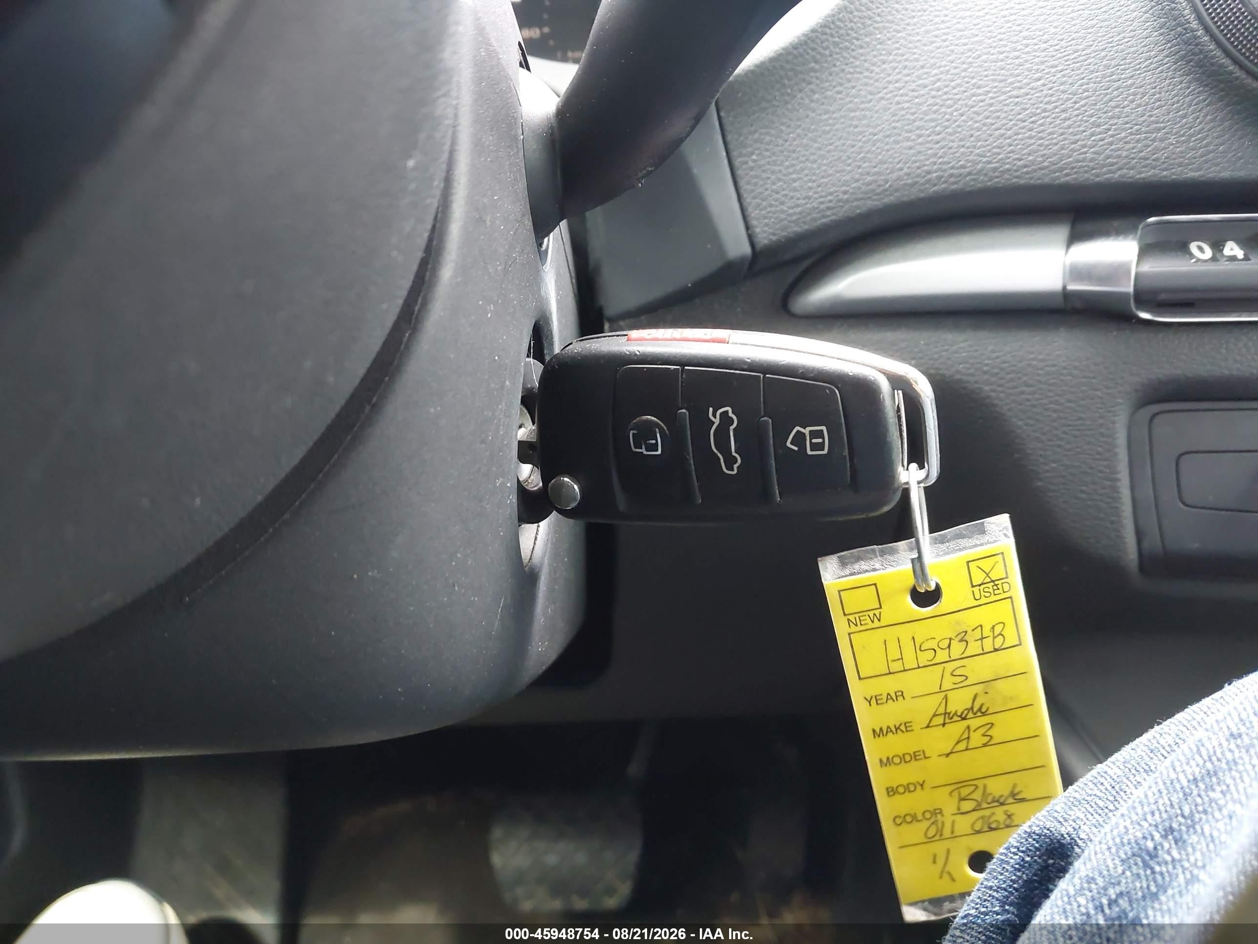 2015 Audi A3 1.8t Premium Black vin: WAUACGFFXF1011068