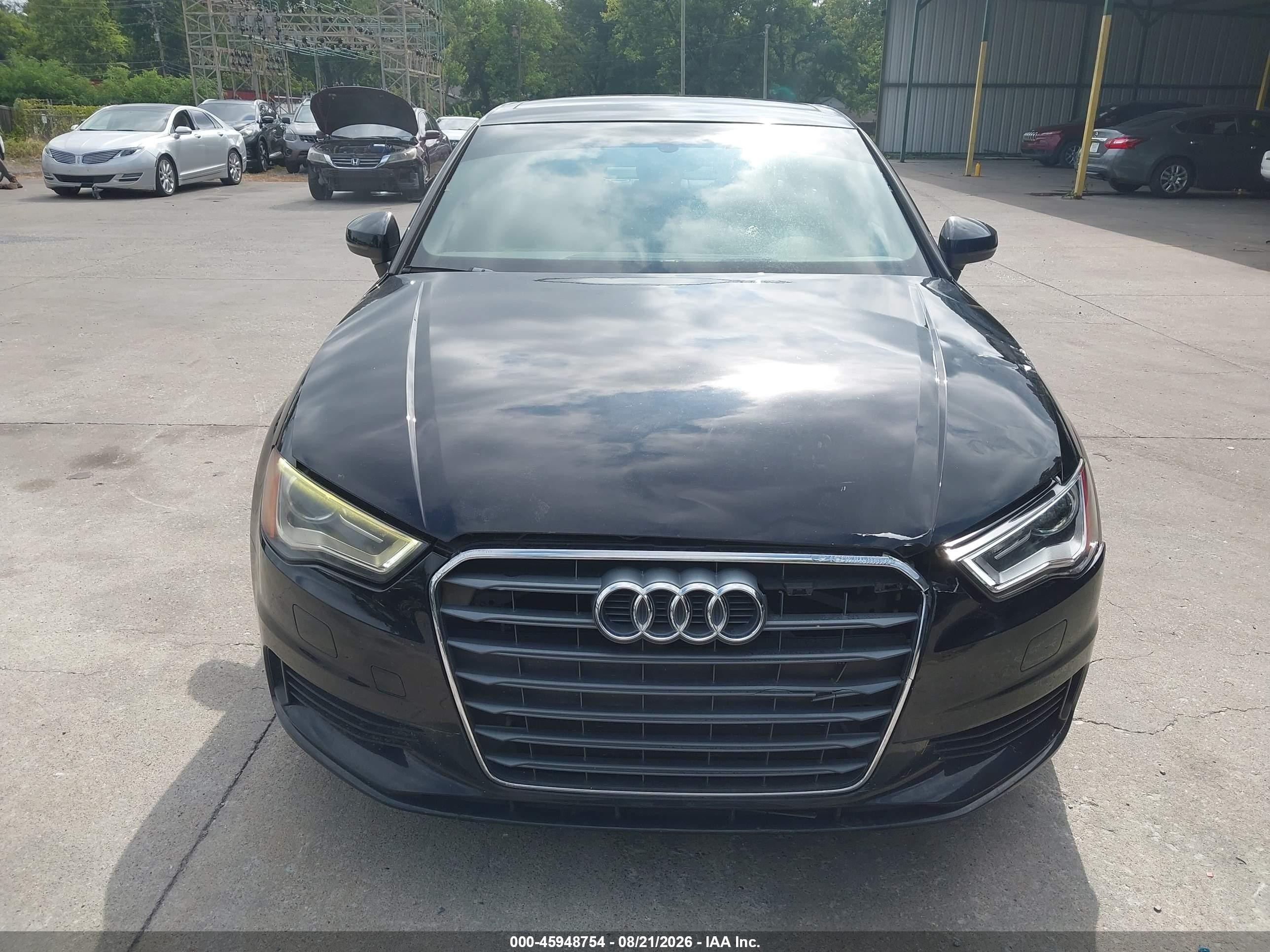 2015 Audi A3 1.8t Premium Black vin: WAUACGFFXF1011068