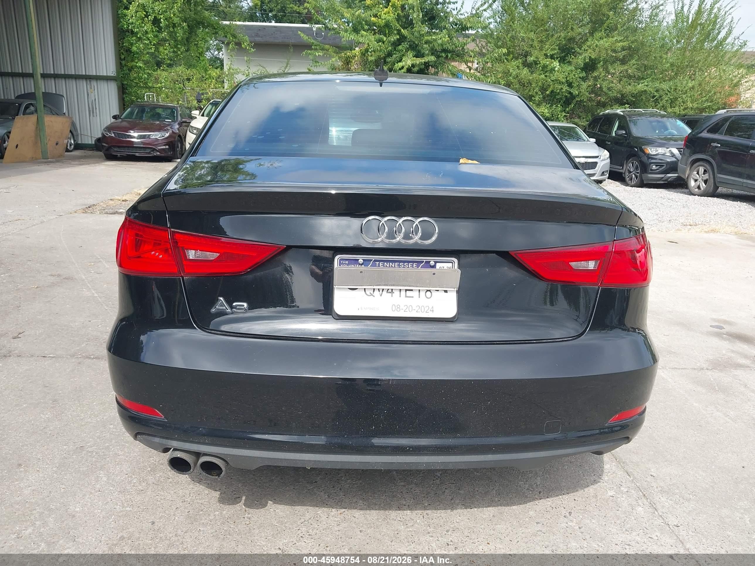 2015 Audi A3 1.8t Premium Black vin: WAUACGFFXF1011068