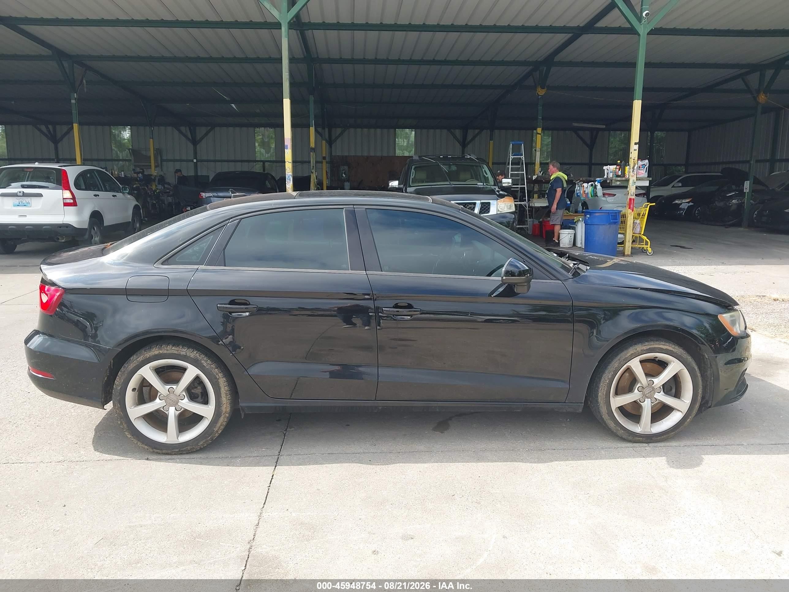 2015 Audi A3 1.8t Premium Black vin: WAUACGFFXF1011068