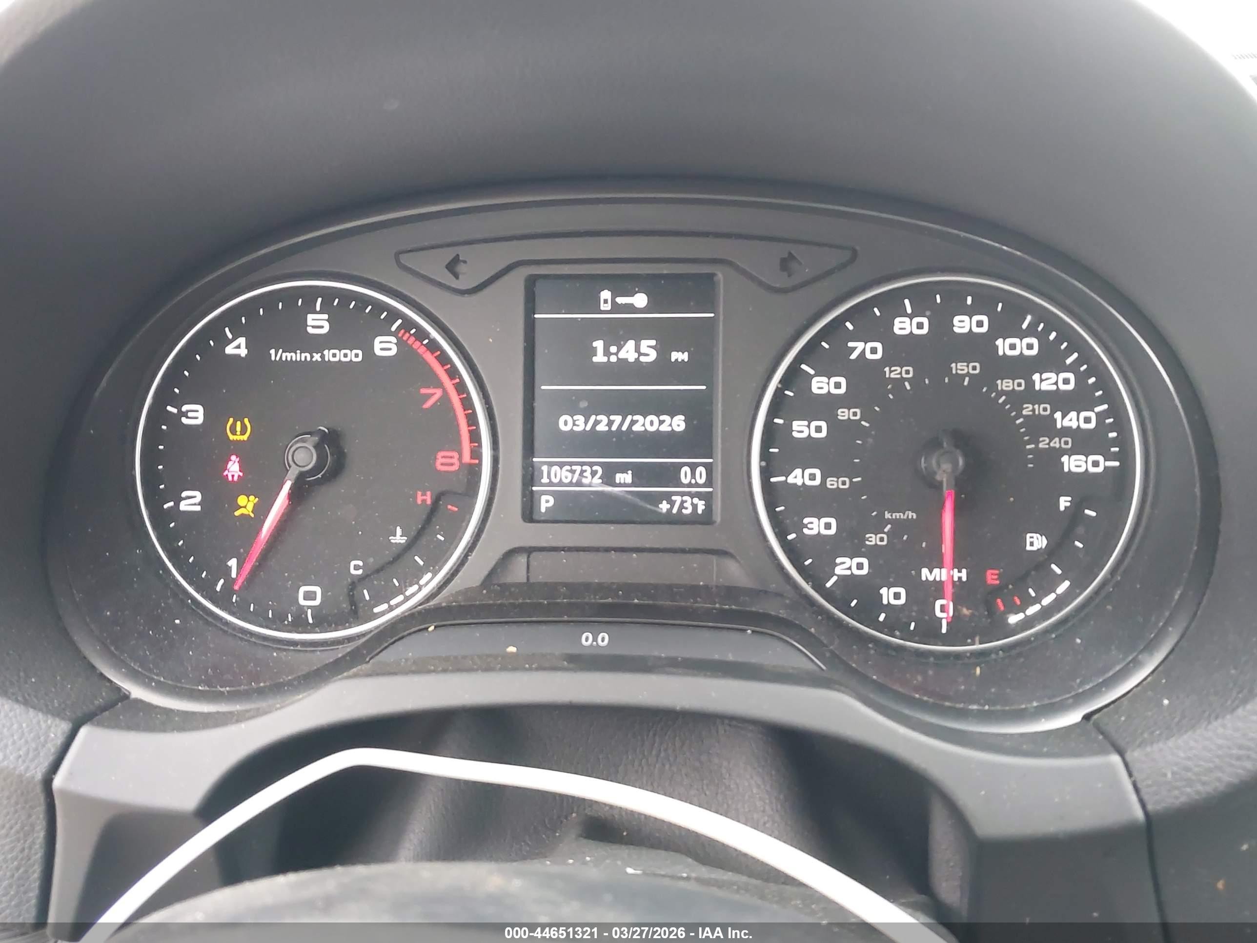 2015 Audi A3 1.8t Premium Серый vin: WAUACGFFXF1023673