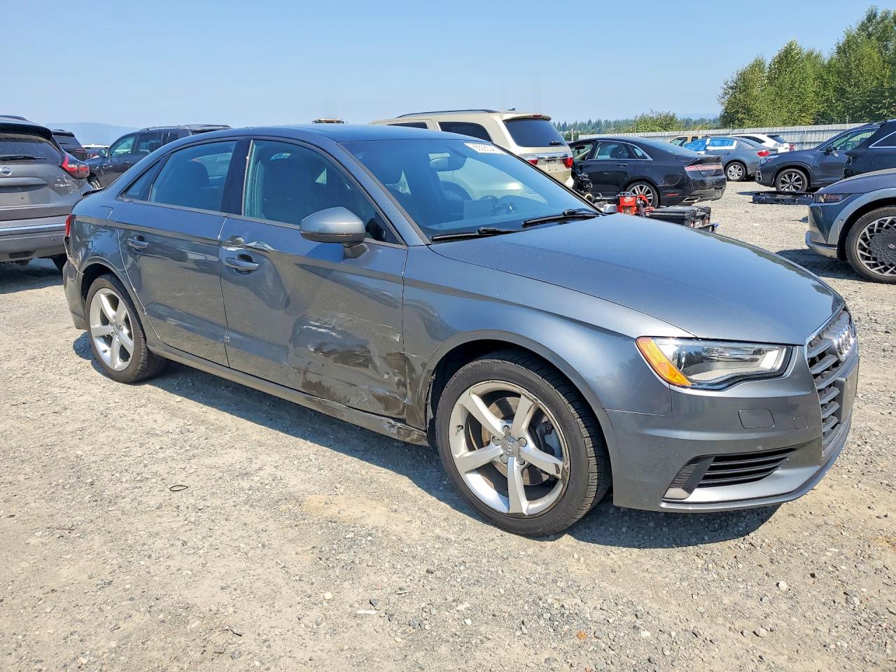 2015 Audi A3 Premium Gray vin: WAUACGFFXF1080049