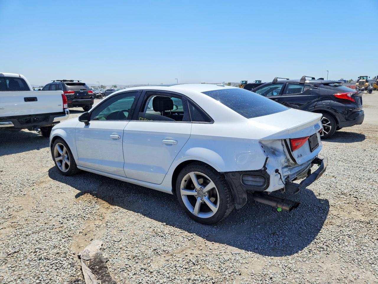 2015 Audi A3 Premium White vin: WAUACGFFXF1091679
