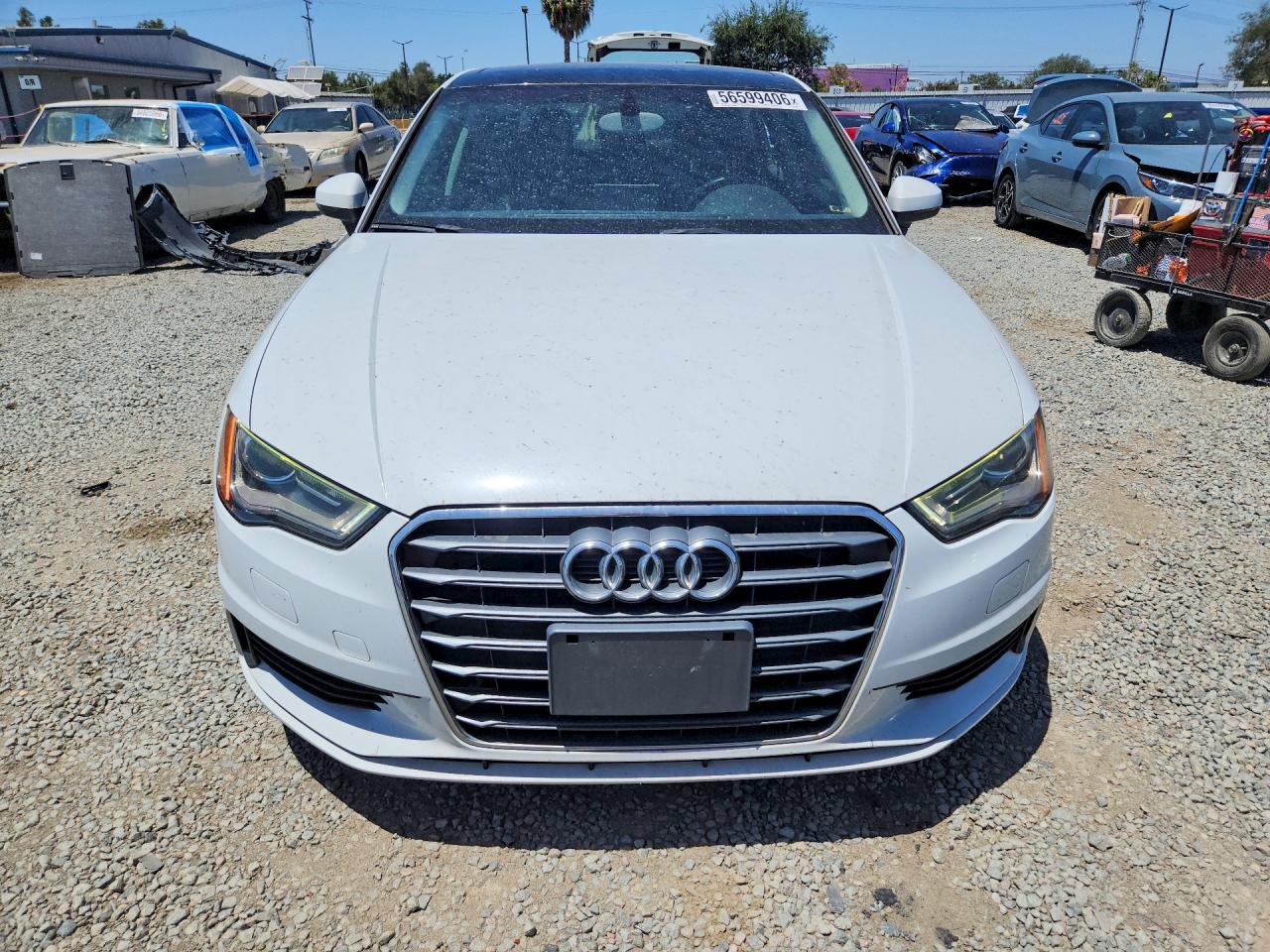 2015 Audi A3 Premium White vin: WAUACGFFXF1091679