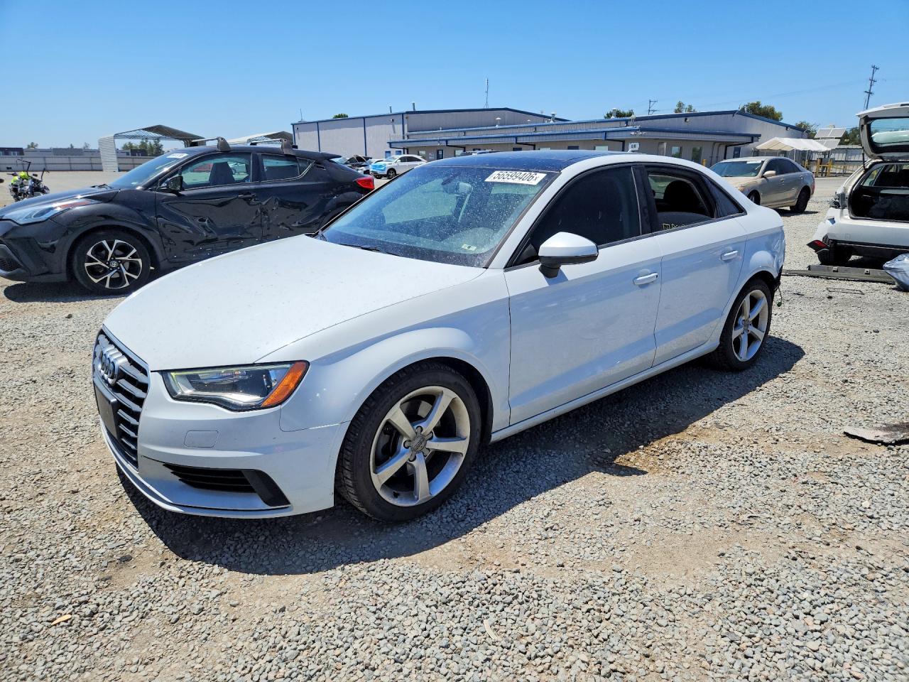 2015 Audi A3 Premium White vin: WAUACGFFXF1091679