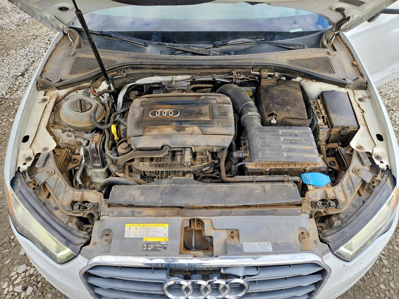 2015 Audi A3 Premium White vin: WAUACGFFXF1091813
