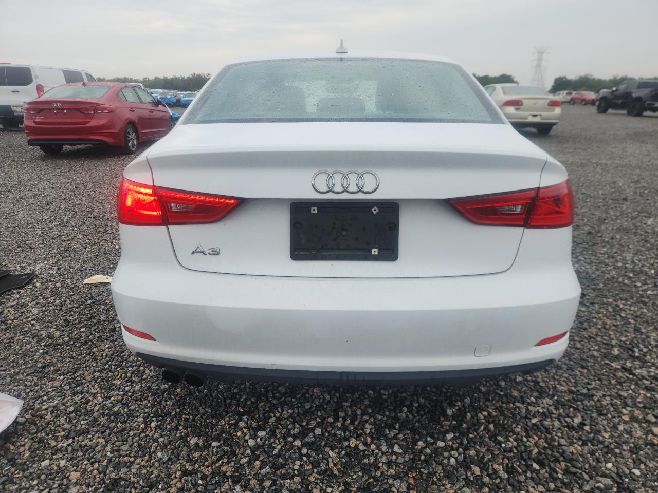 2015 Audi A3 Premium White vin: WAUACGFFXF1138905