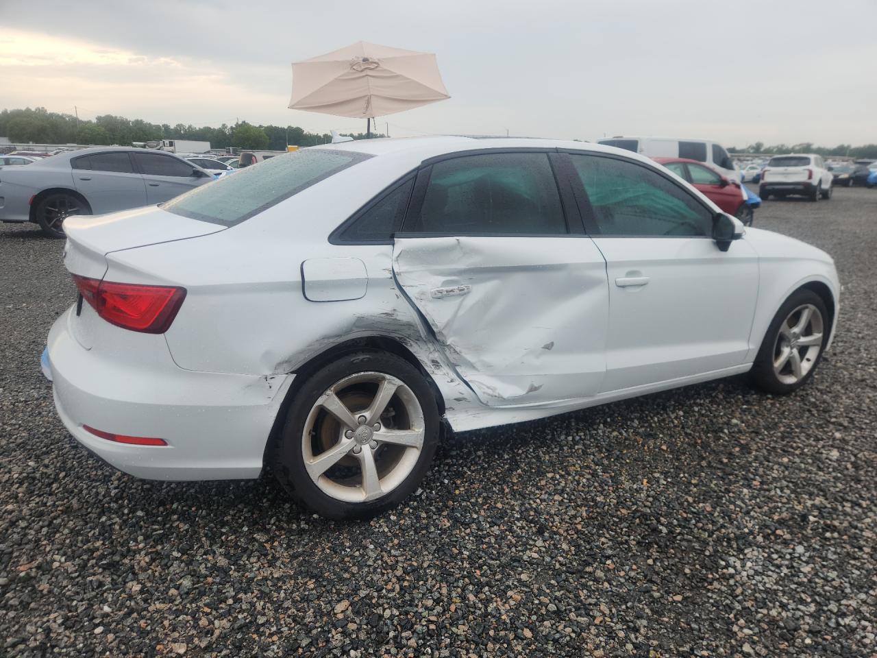 2015 Audi A3 Premium White vin: WAUACGFFXF1138905