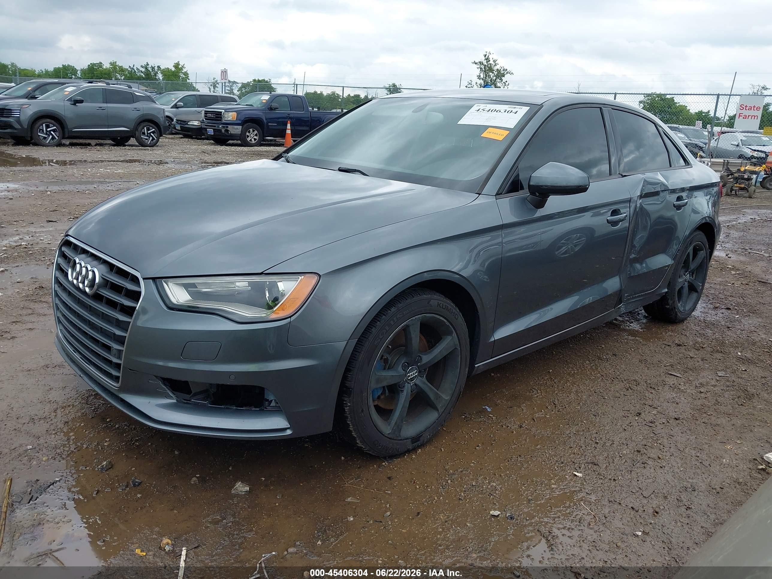 2015 Audi A3 1.8t Premium Gray vin: WAUACHFF7F1108735