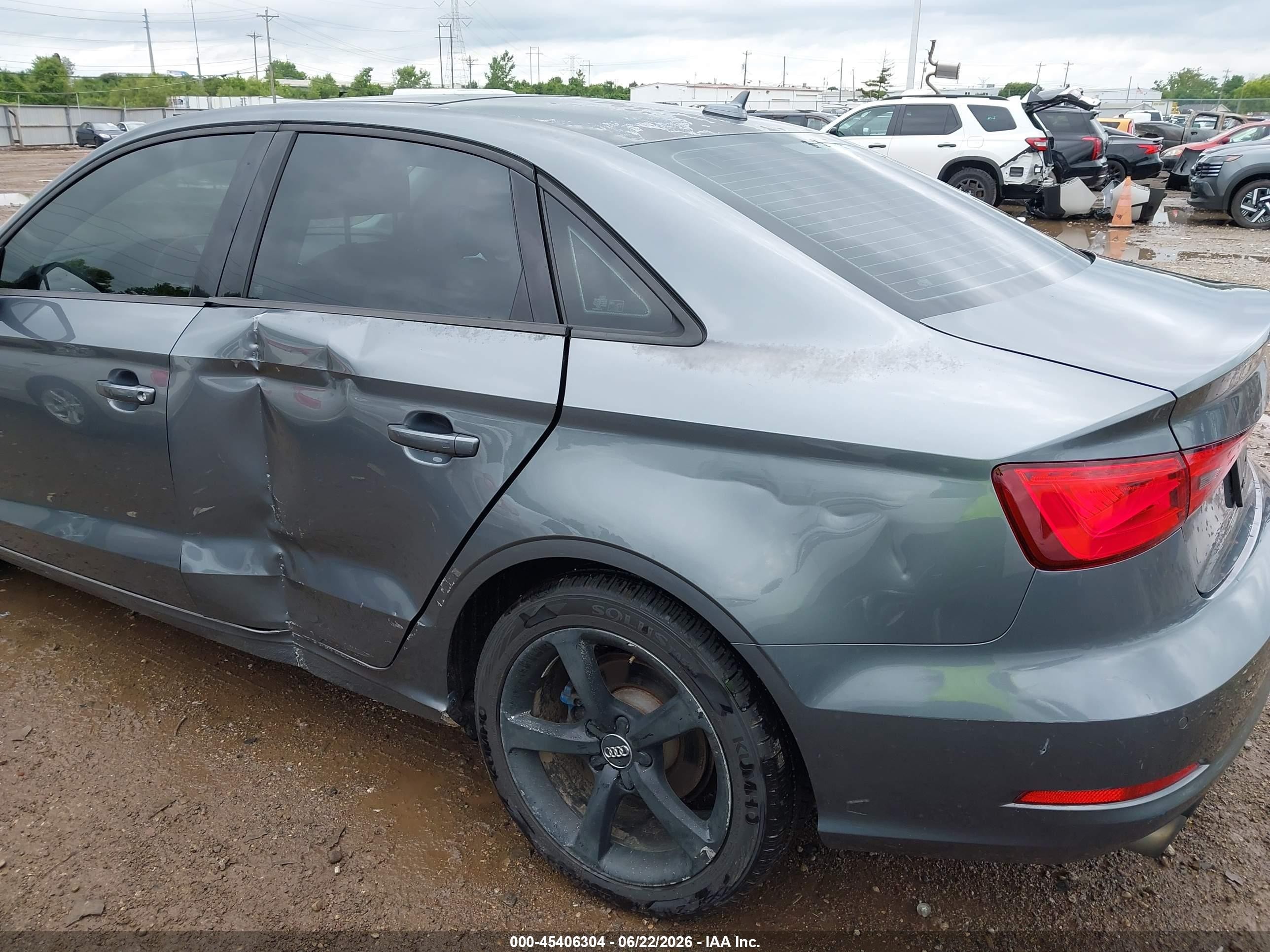2015 Audi A3 1.8t Premium Gray vin: WAUACHFF7F1108735