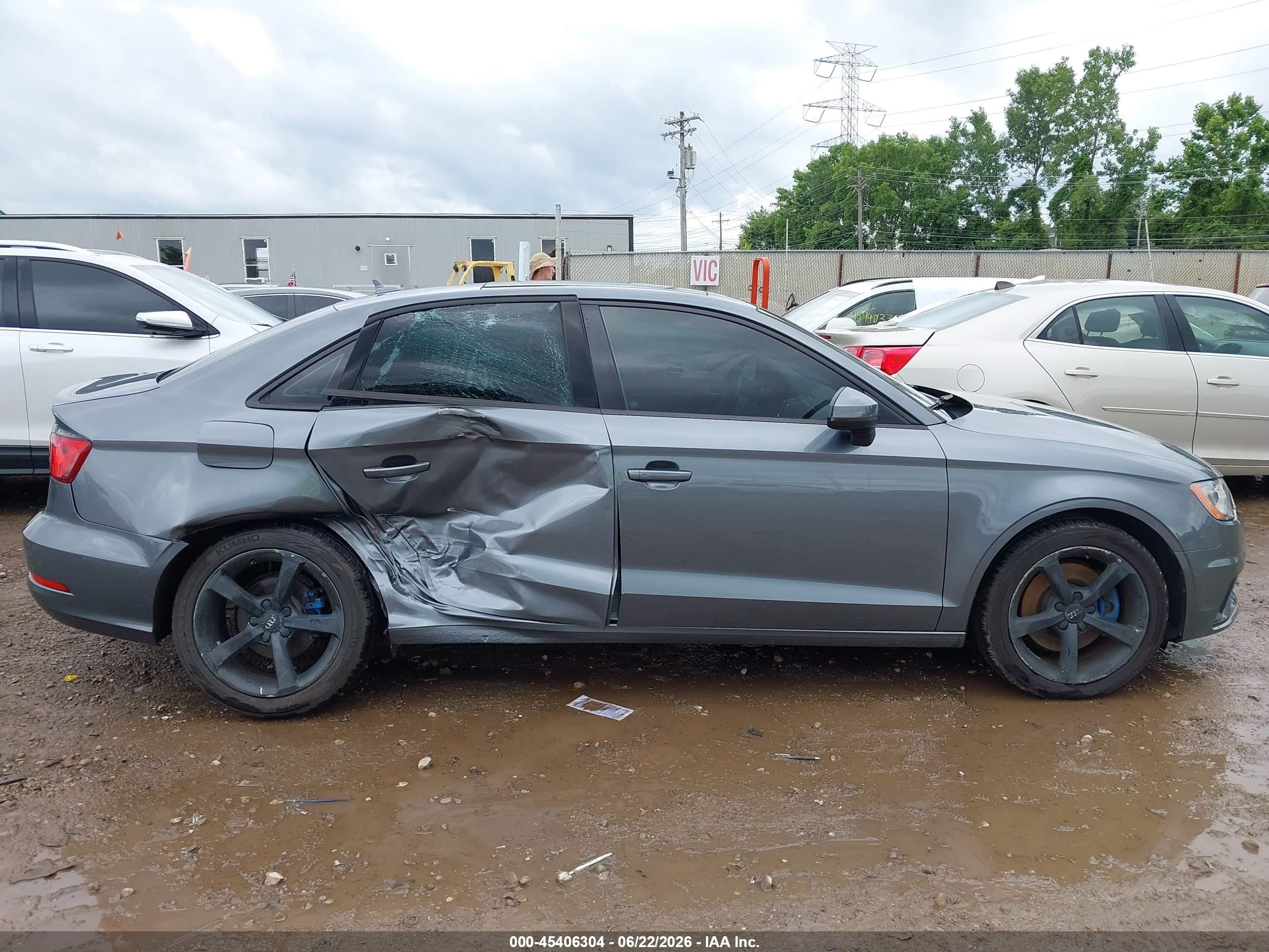 2015 Audi A3 1.8t Premium Gray vin: WAUACHFF7F1108735