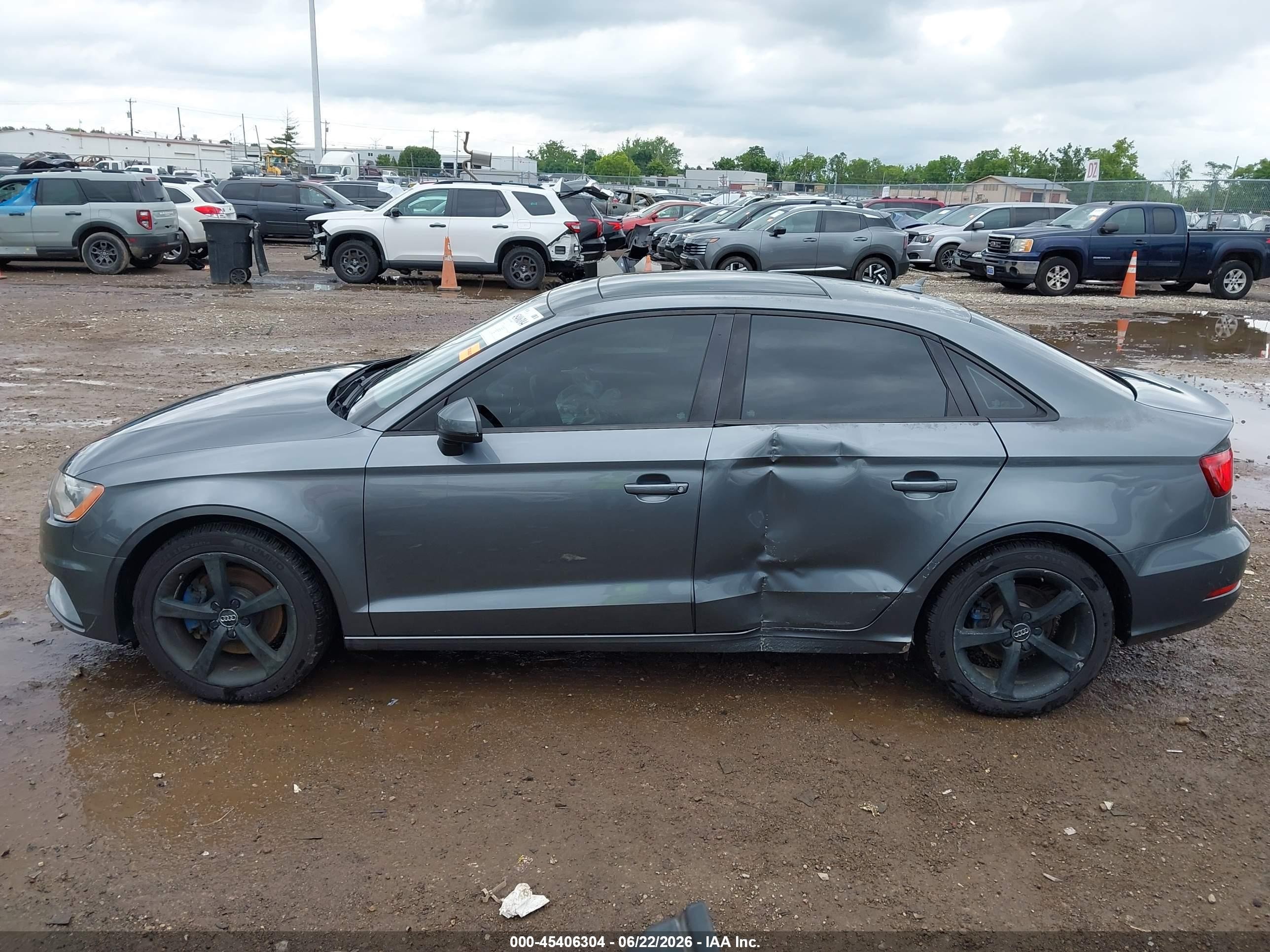 2015 Audi A3 1.8t Premium Gray vin: WAUACHFF7F1108735