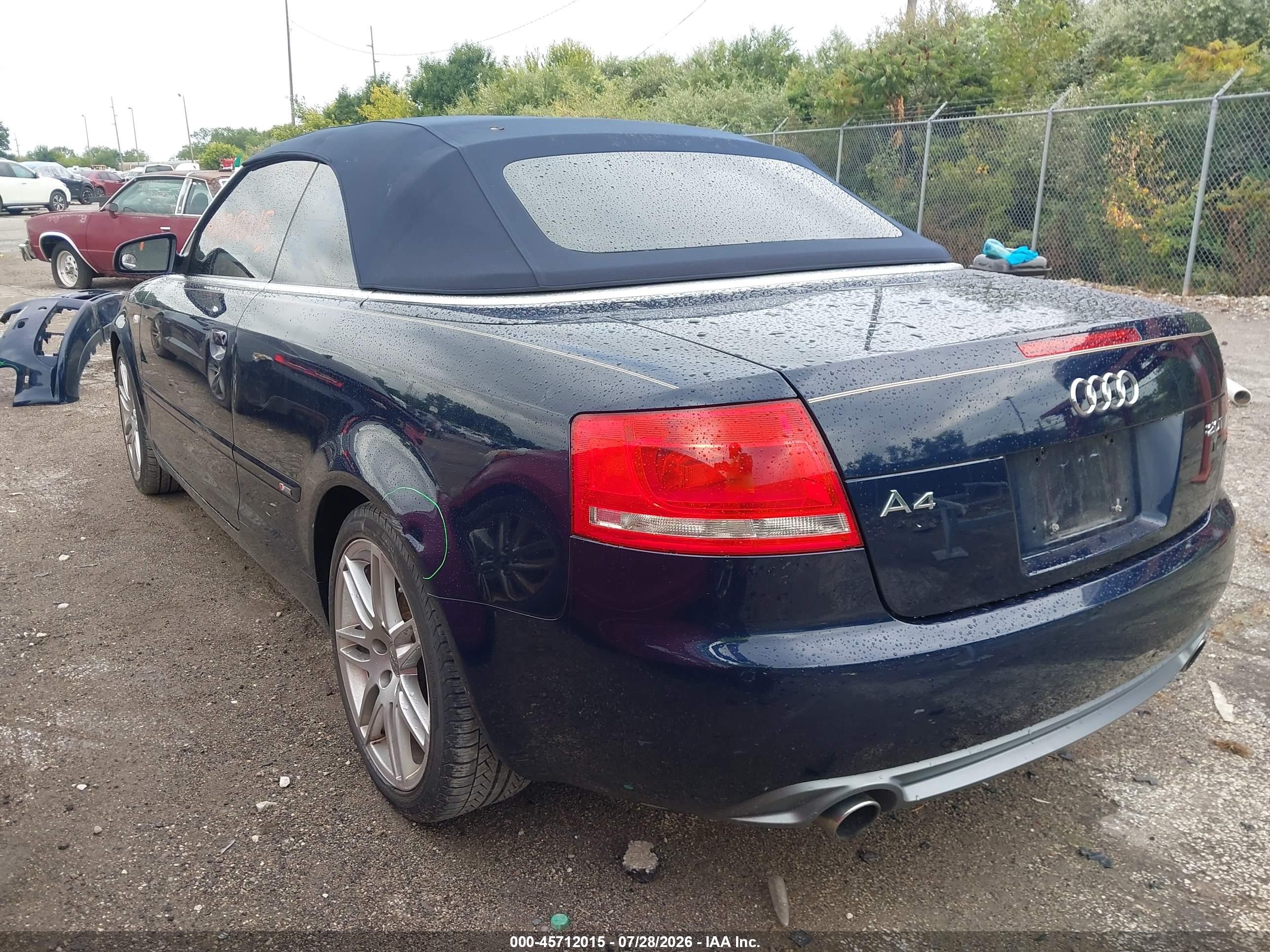 2009 Audi A4 2.0t Special Edition Blue vin: WAUAF48H09K007632