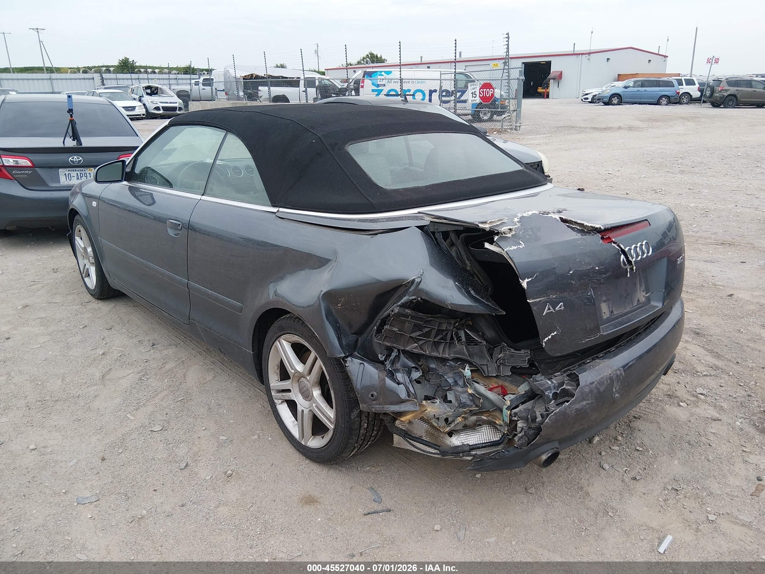 2008 Audi A4 2.0t Blue vin: WAUAF48H18K014975