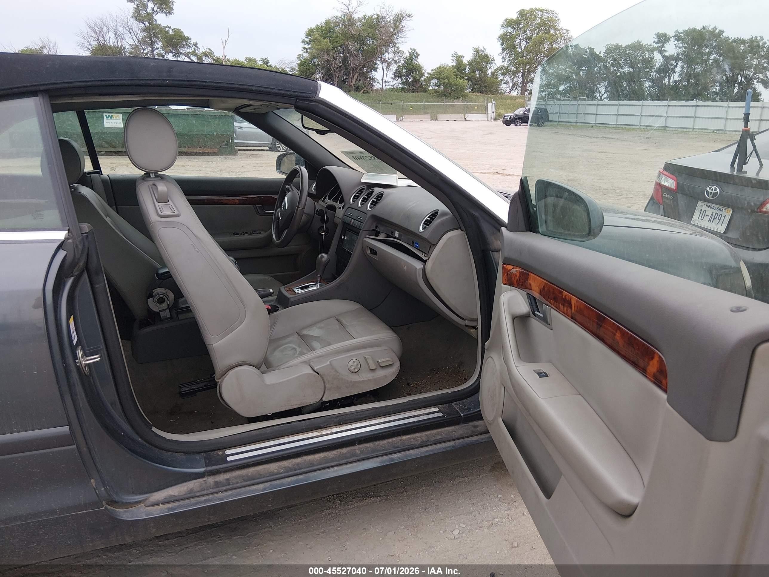 2008 Audi A4 2.0t Blue vin: WAUAF48H18K014975